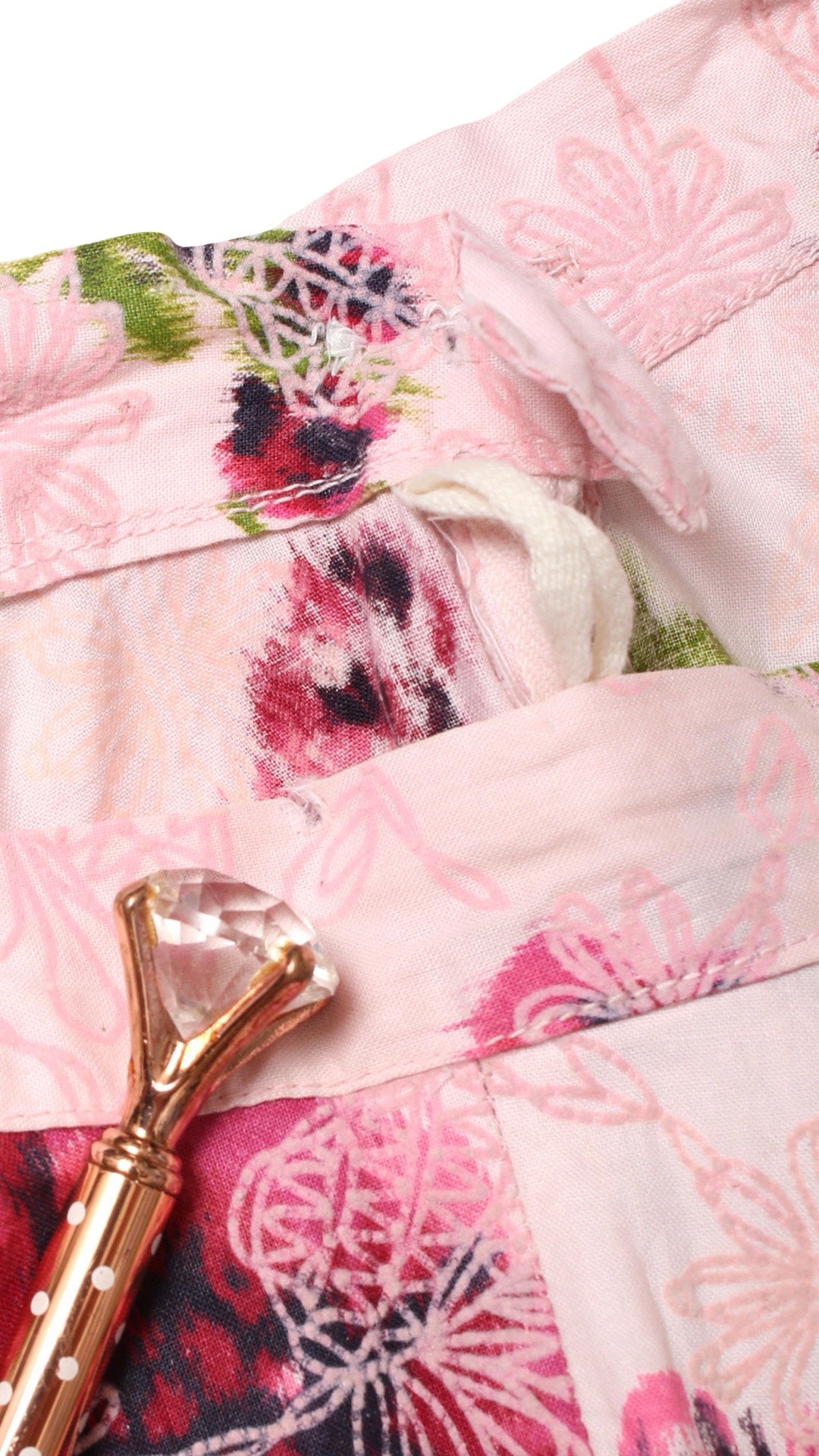 NEW | 1950s Flocked Rose Circle Skirt | small