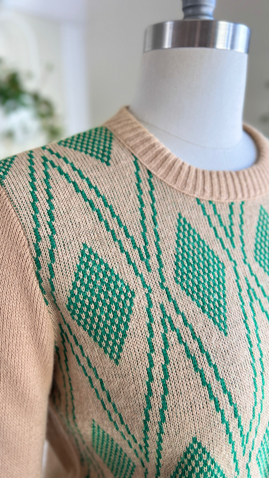 1970s Argyle Sweater | medium/large