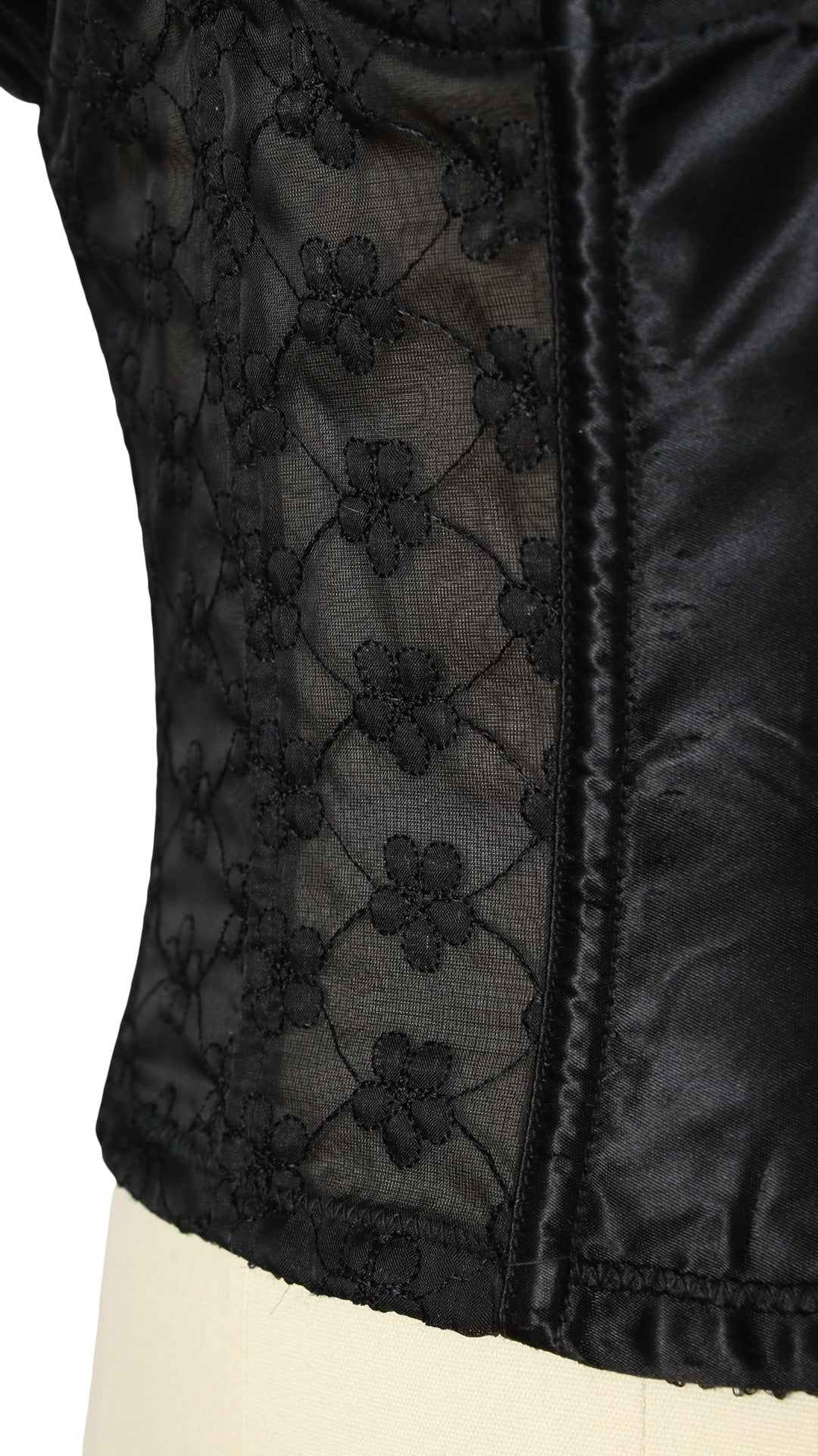 NEW | 1950s Longline Bustier Bullet Bra | 32B