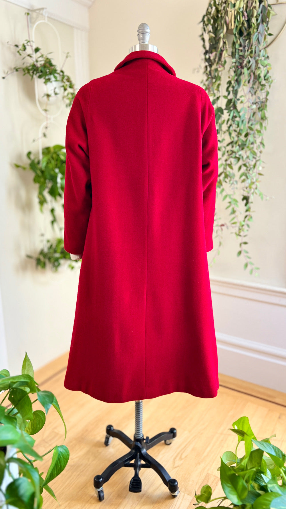 1950s Red Wool Coat | large/x-large