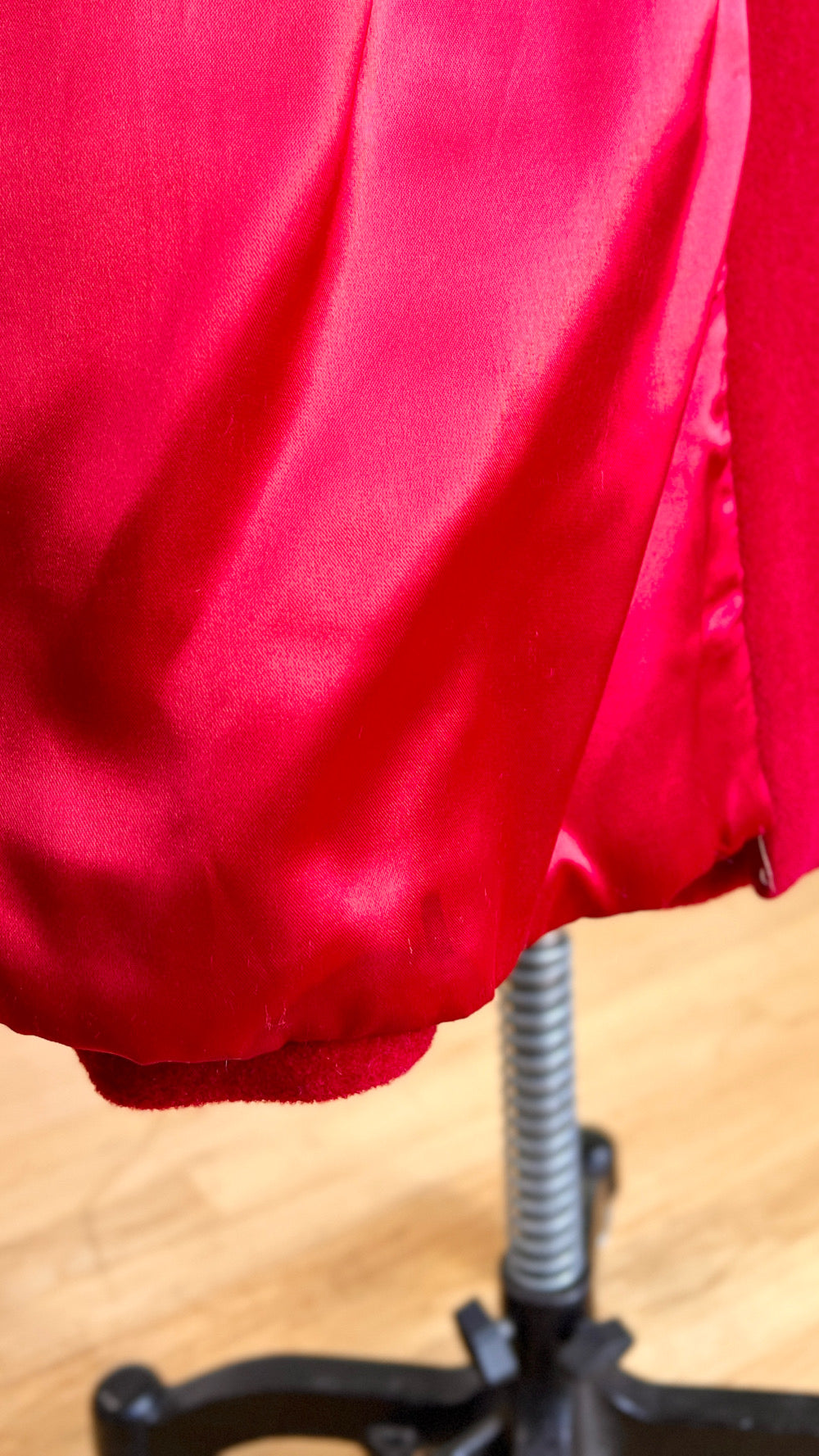 1950s Red Wool Coat | large/x-large