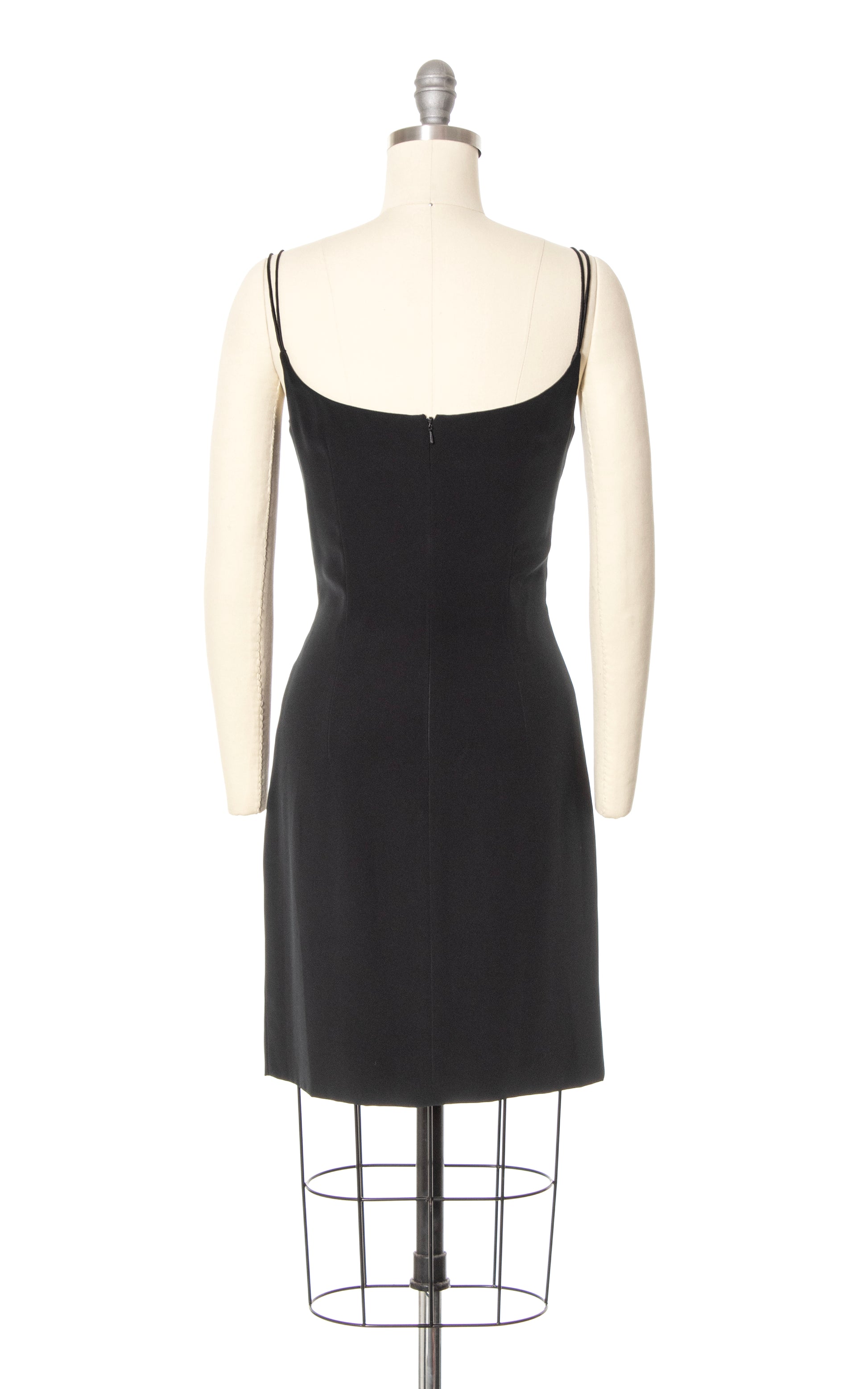 2000s Cutout Waist Black Cocktail Dress | small Birthday Life Vintage 2000s Cutout Waist Black Cocktail Dress | small Birthday Life Vintage