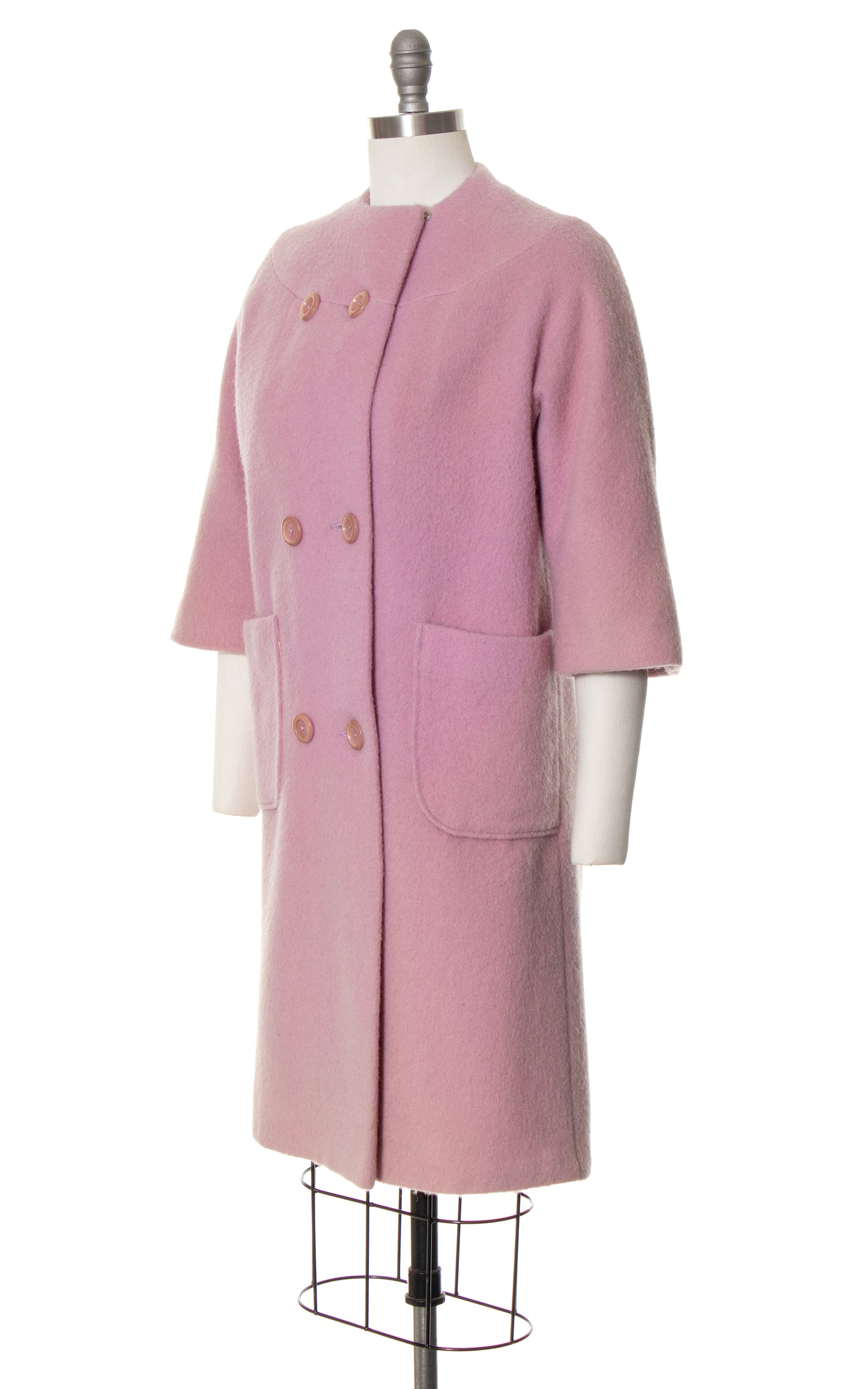 1960s Pastel Purple Wool Coat | small/medium