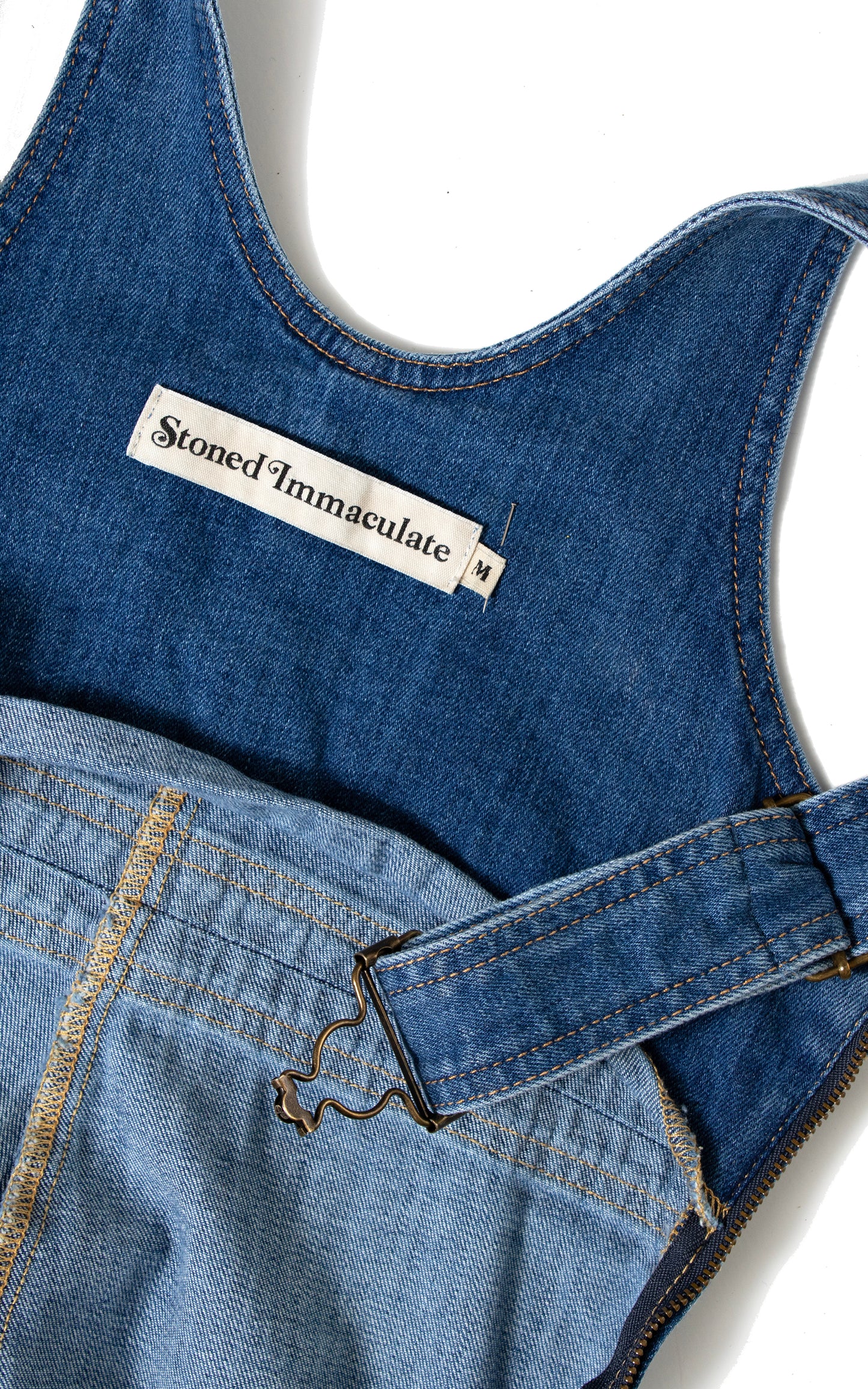 Modern STONED IMMACULATE Denim Overalls | small/medium