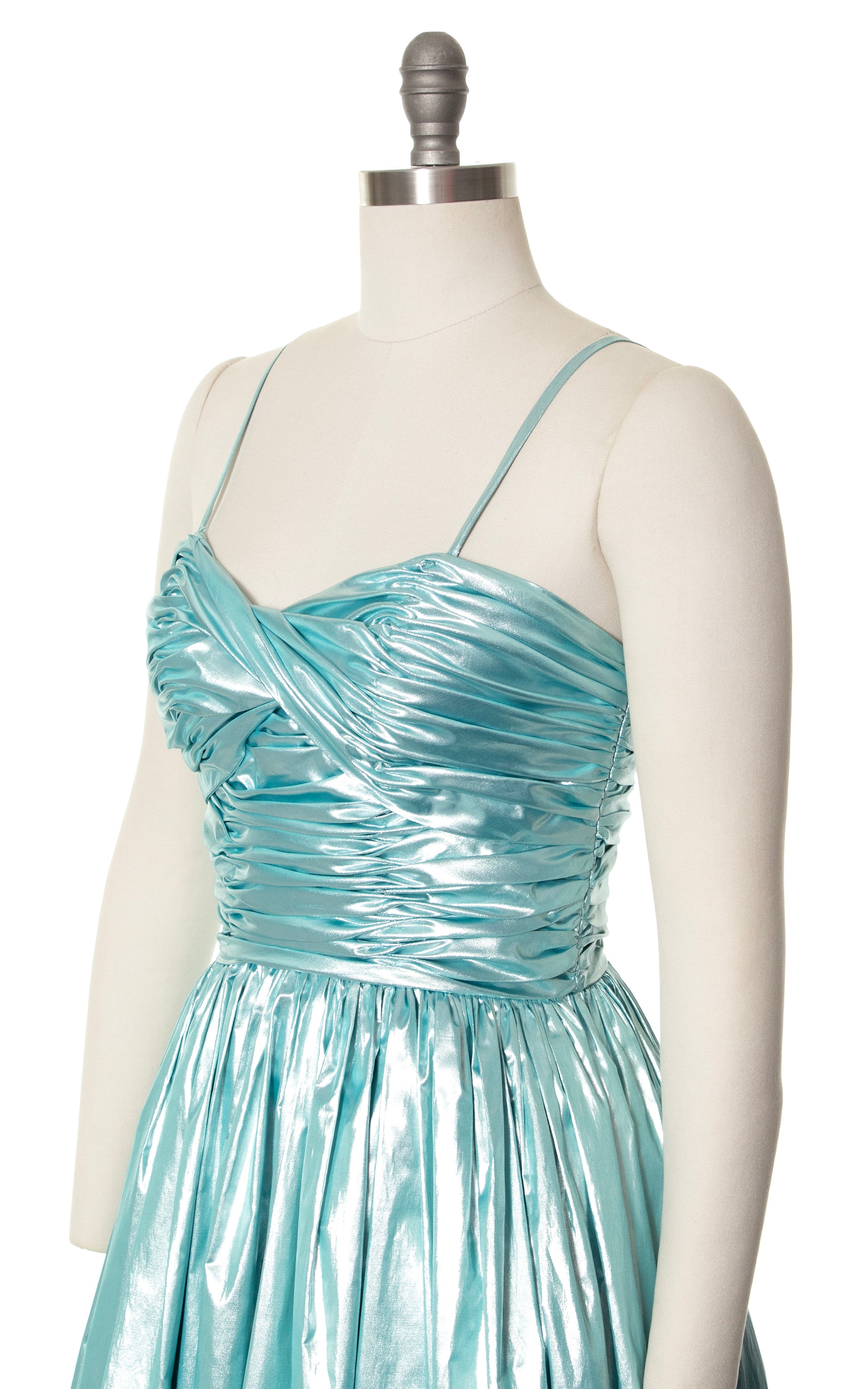 ice blue vintage dress The Danae Pencil Dress in Ice Blue Vintage Diva