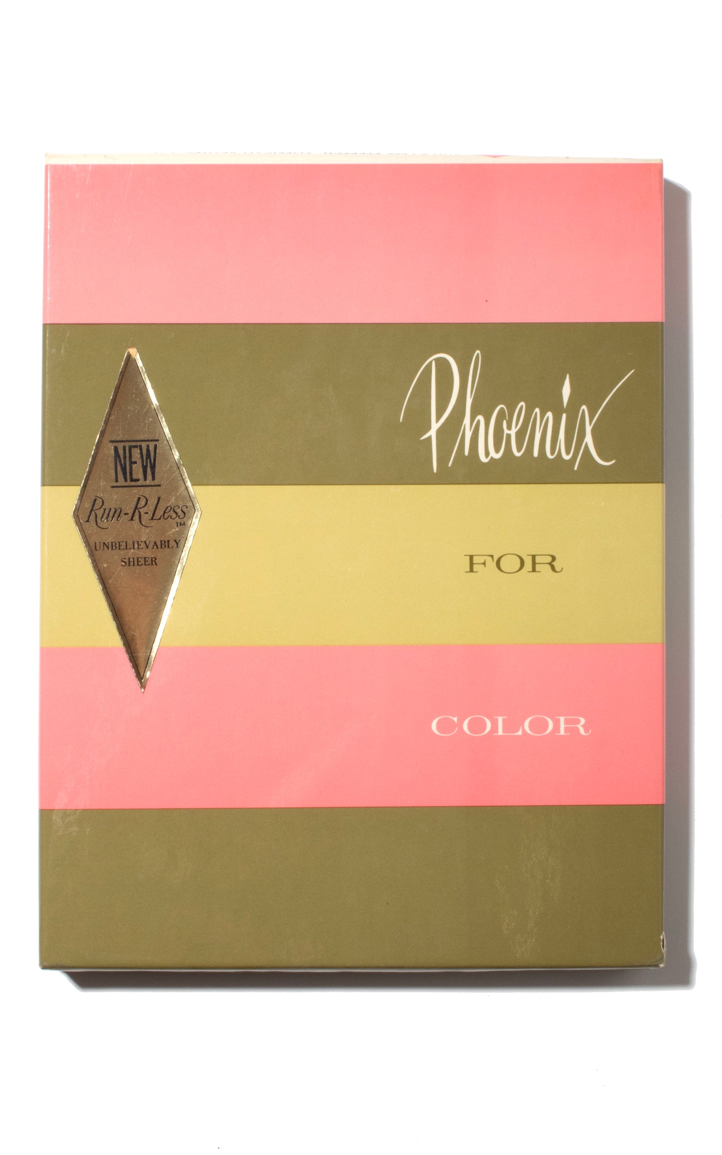 1960s Phoenix Seamless Nylon Stockings x2 Pairs in American Beauty (size 8.5-9)