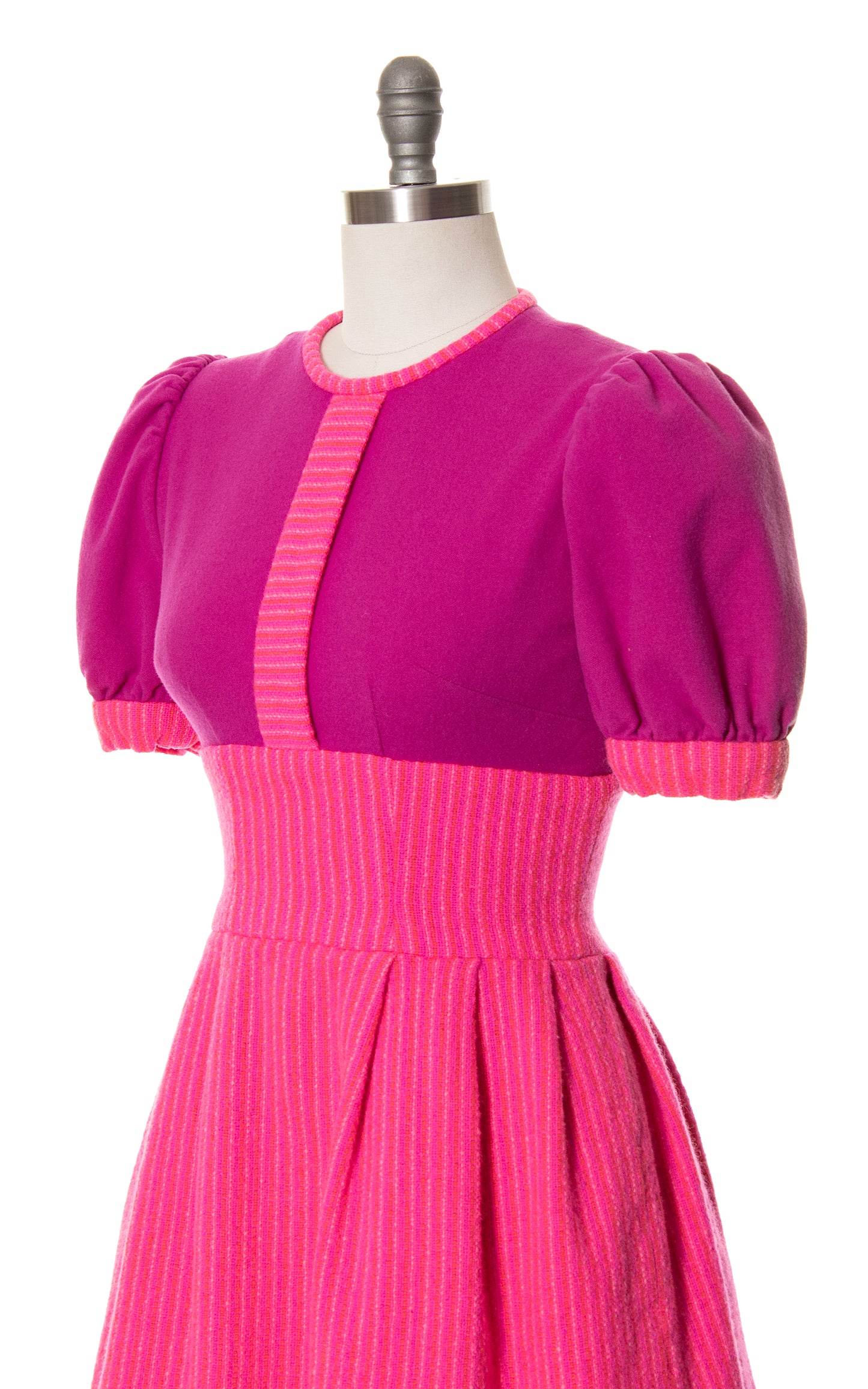 1970s Color Block Mini Dress | small