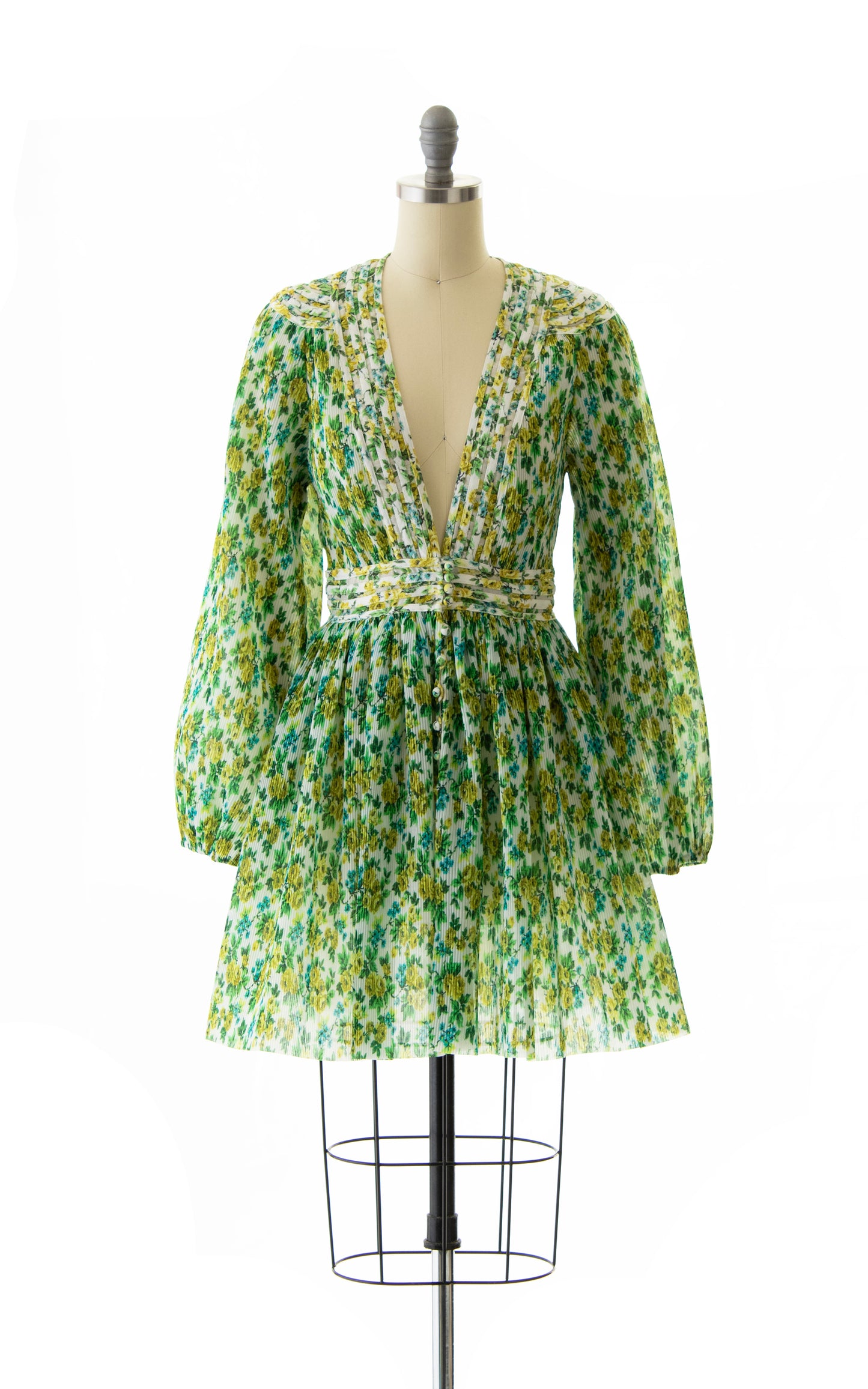 Modern ZIMMERMANN Deadstock Pleated Floral Dress | x-small/small Birthday Life Vintage Modern ZIMMERMANN Deadstock Pleated Floral Dress | x-small/small Birthday Life Vintage