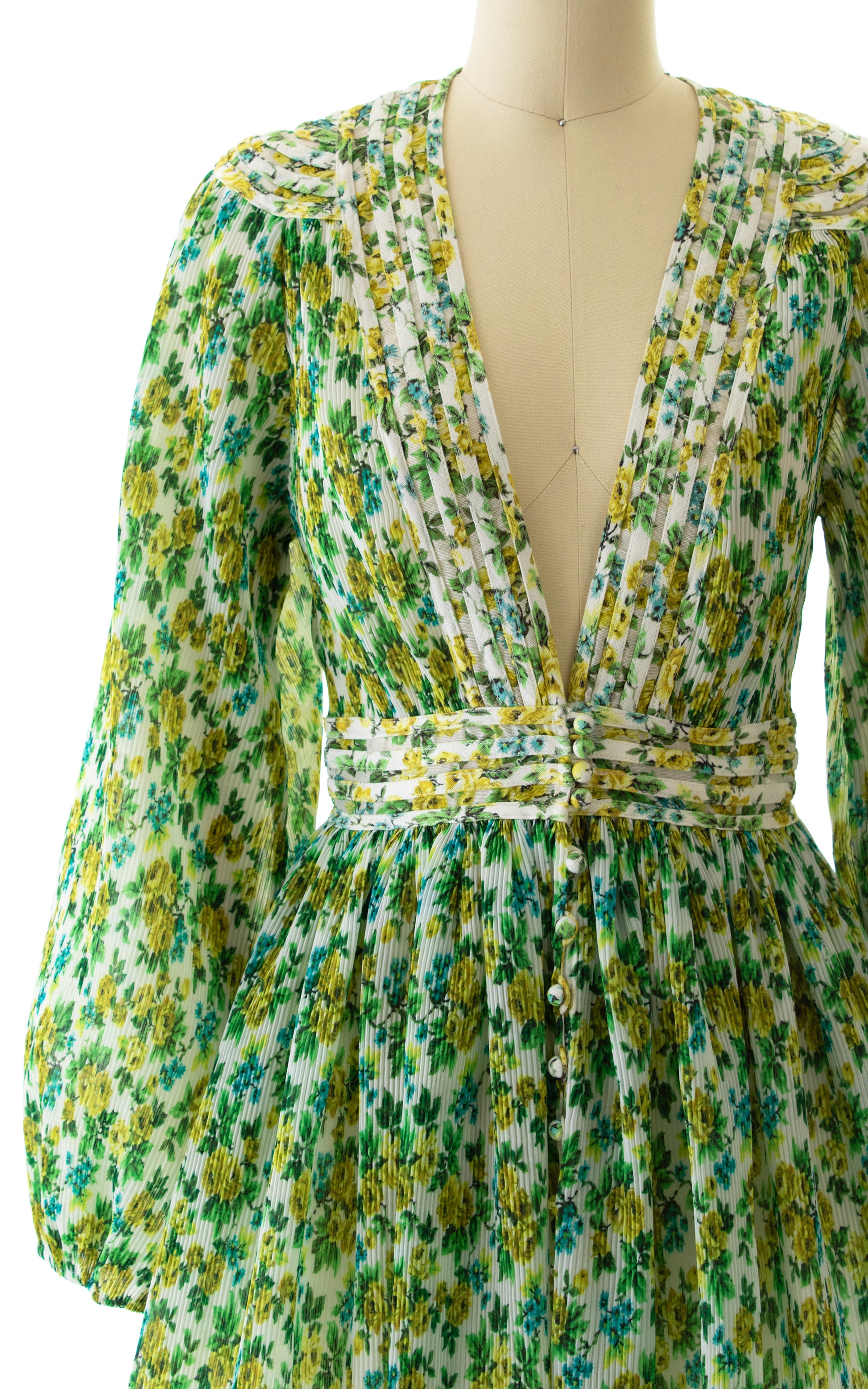 Modern ZIMMERMANN Deadstock Pleated Floral Dress | x-small/small Birthday Life Vintage Modern ZIMMERMANN Deadstock Pleated Floral Dress | x-small/small Birthday Life Vintage