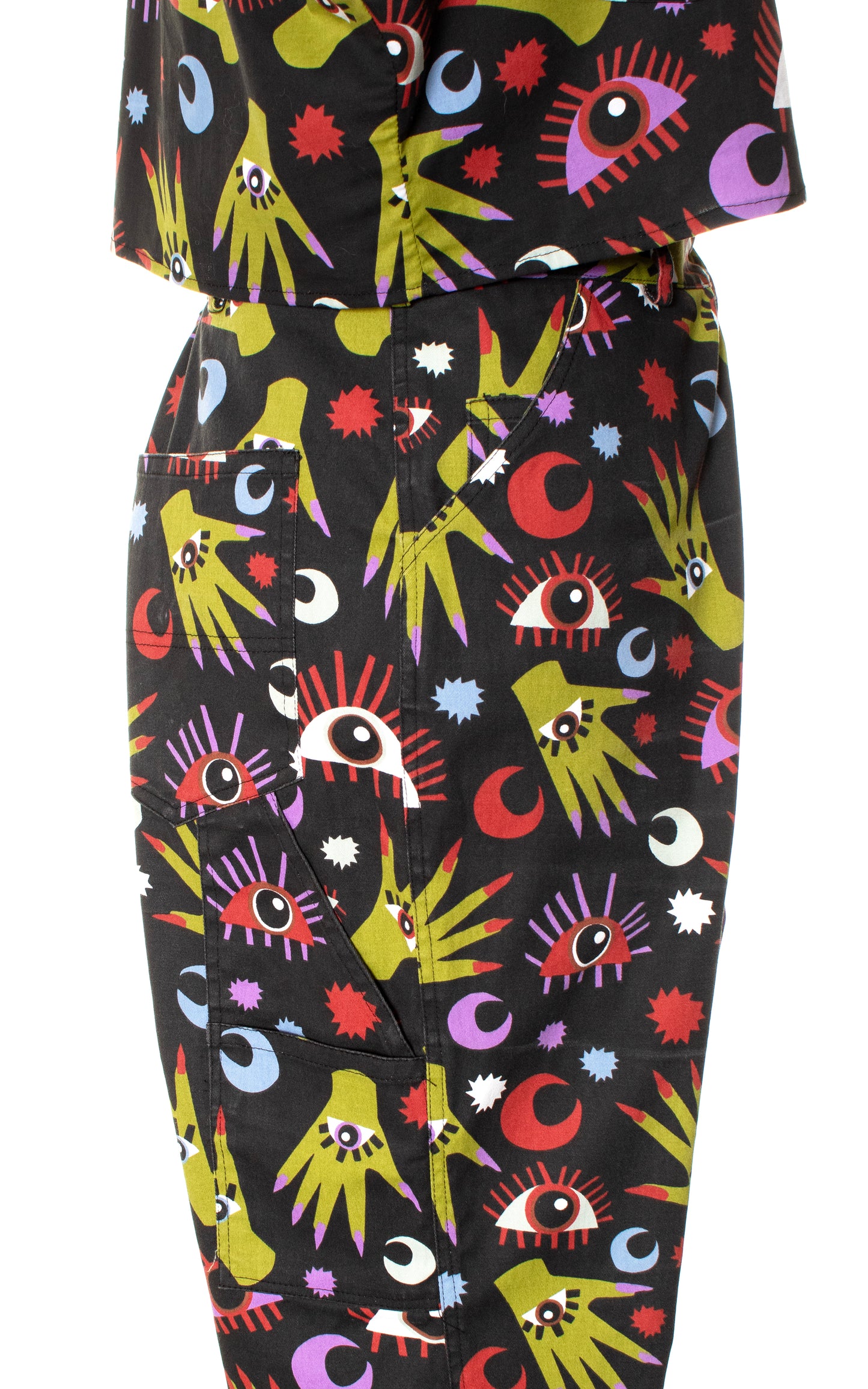 MODERN Nooworks "Witchy Ways" Novelty Print Top & Pants Set | x-large