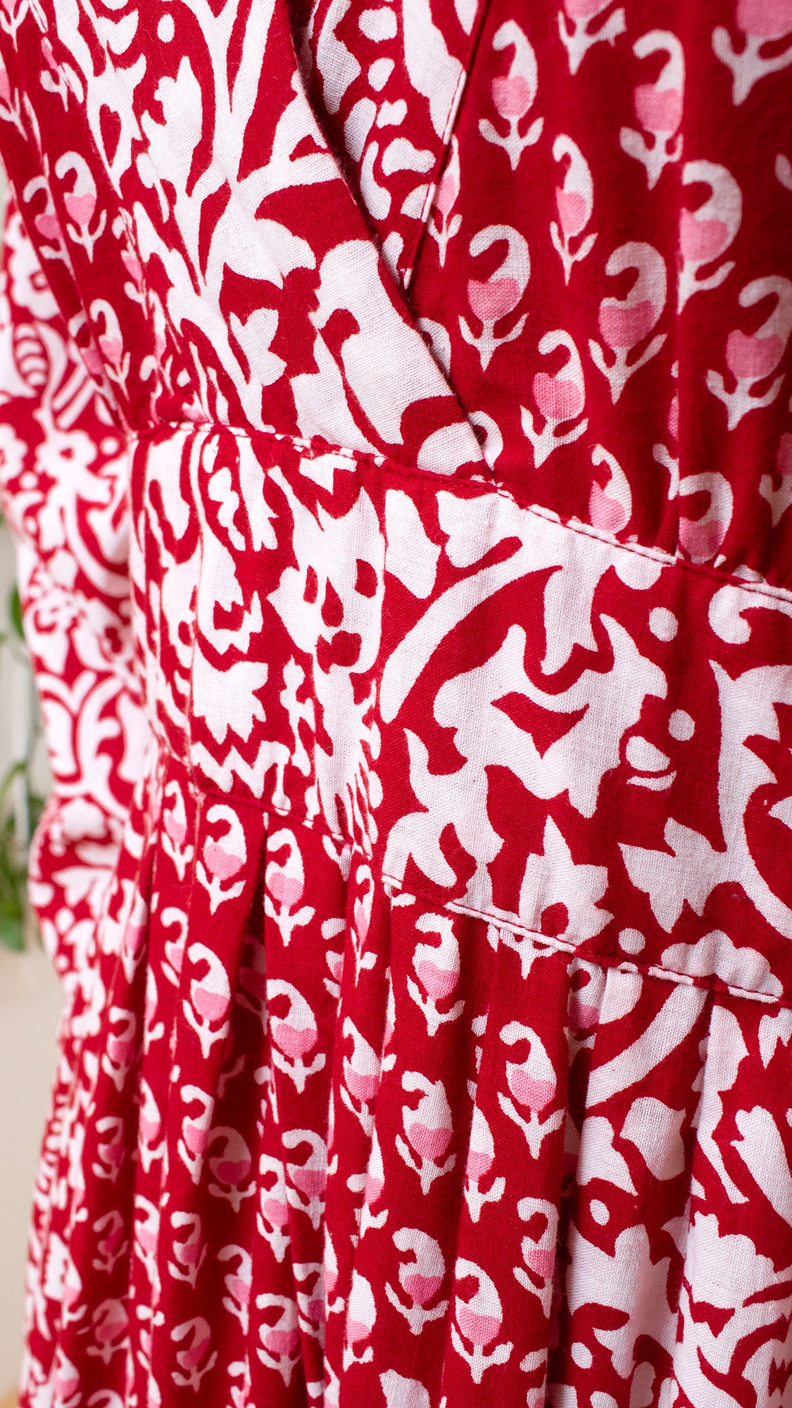 1970s ADINI Floral Cotton Maxi Dress | medium