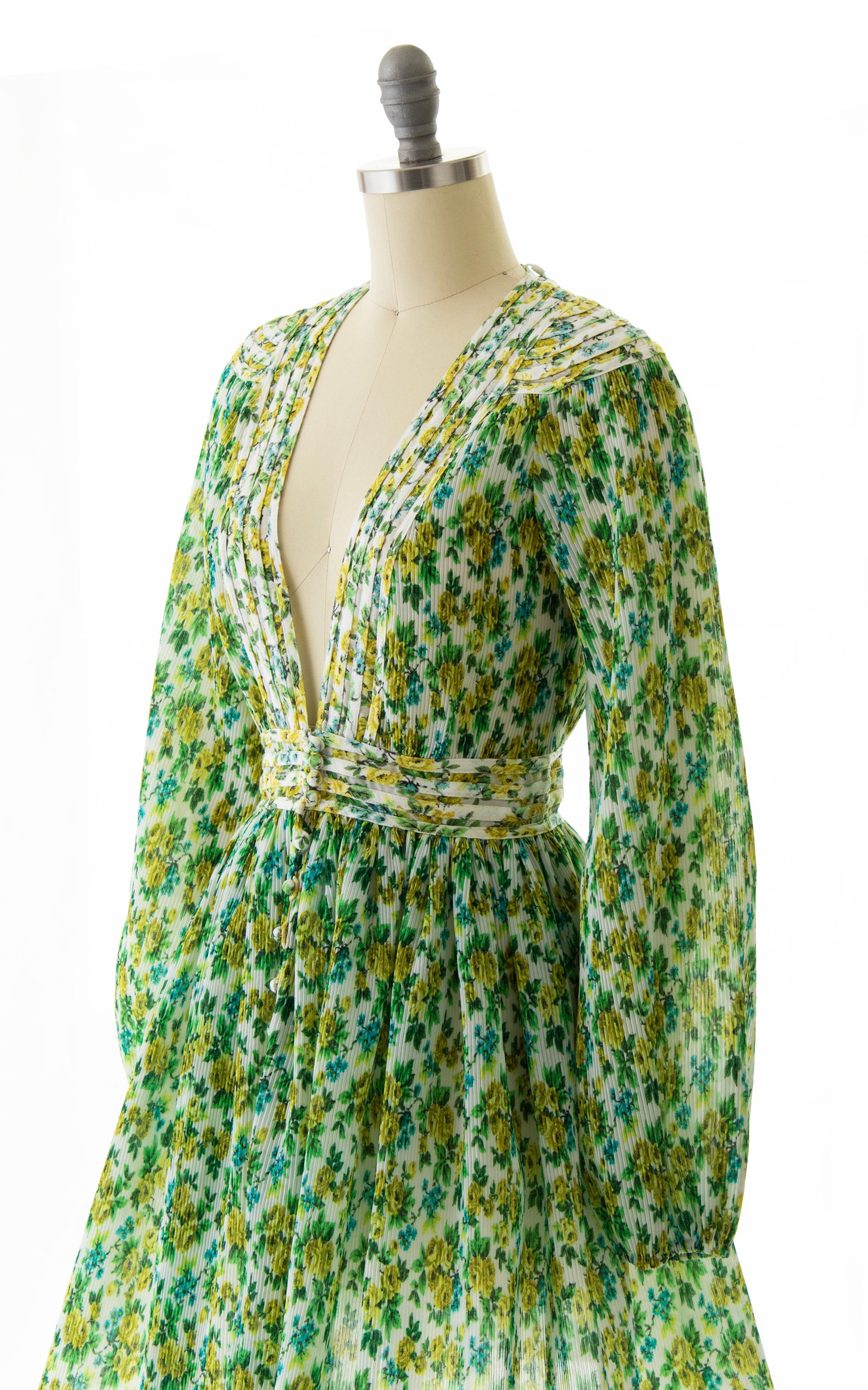 Modern ZIMMERMANN Deadstock Pleated Floral Dress | x-small/small Birthday Life Vintage Modern ZIMMERMANN Deadstock Pleated Floral Dress | x-small/small Birthday Life Vintage