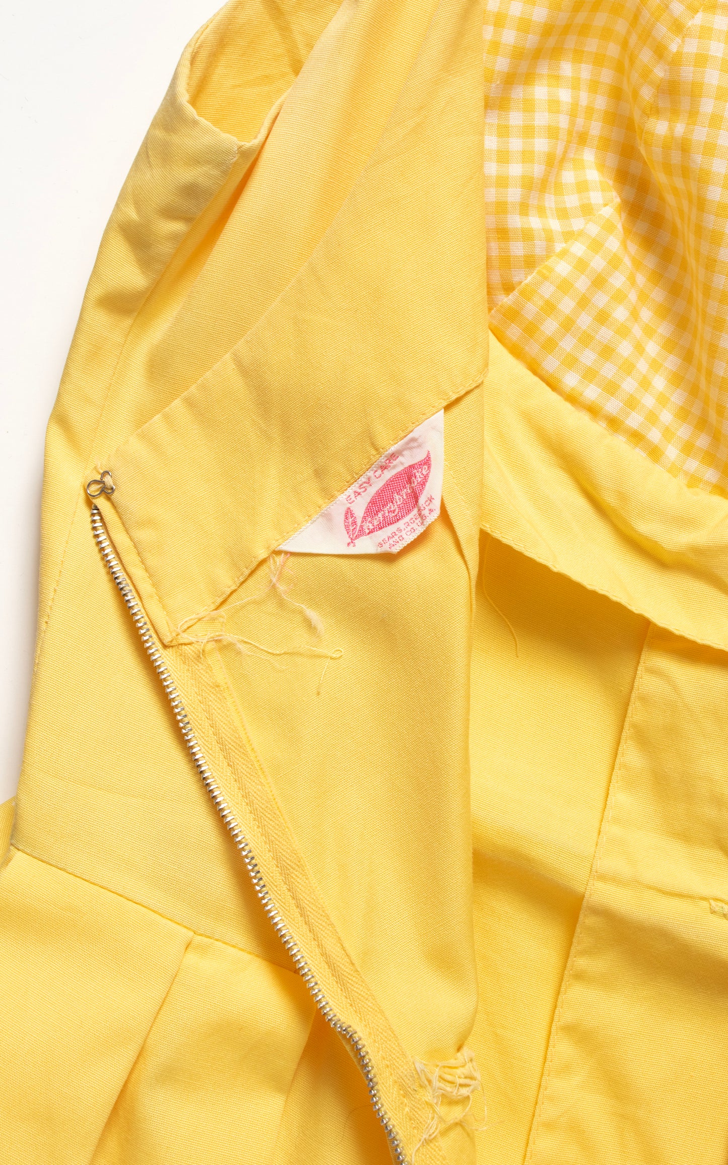 1950s 1960s Gingham Cotton Shirtwaist Sundress | medium