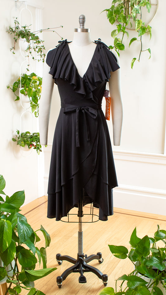 1970s DEADSTOCK Jersey Wrap Dress | small/medium