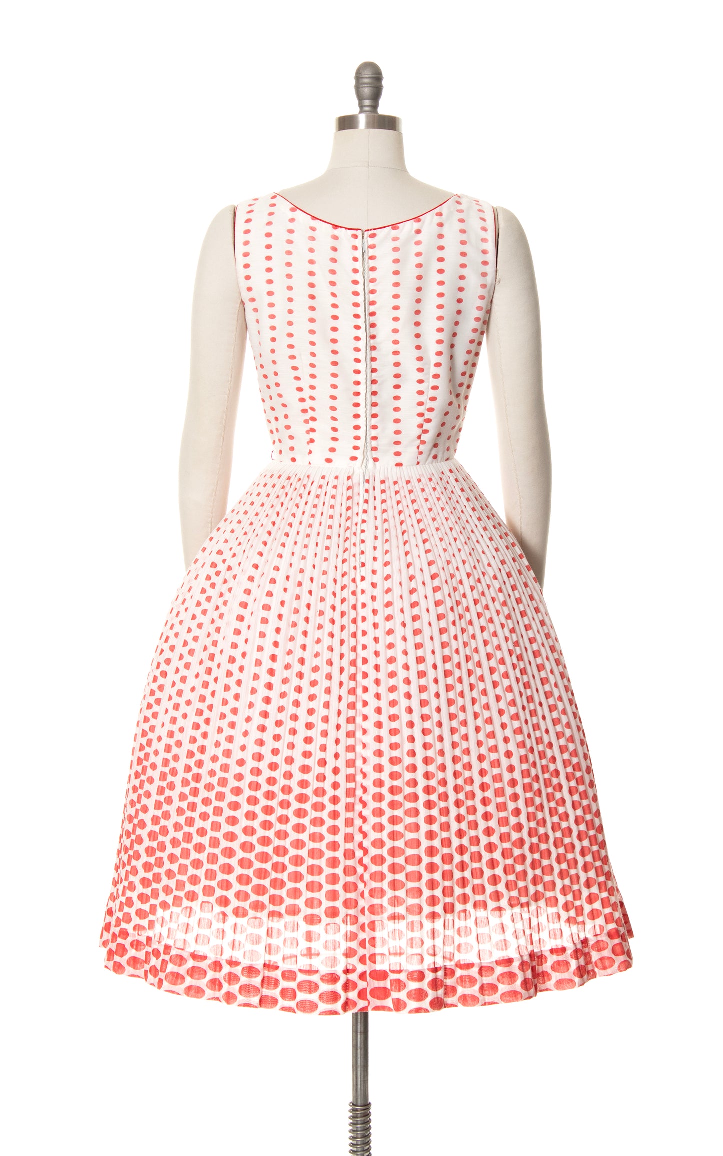 1950s L'AIGLON Polka Dot Sundress & Cardigan Set | medium