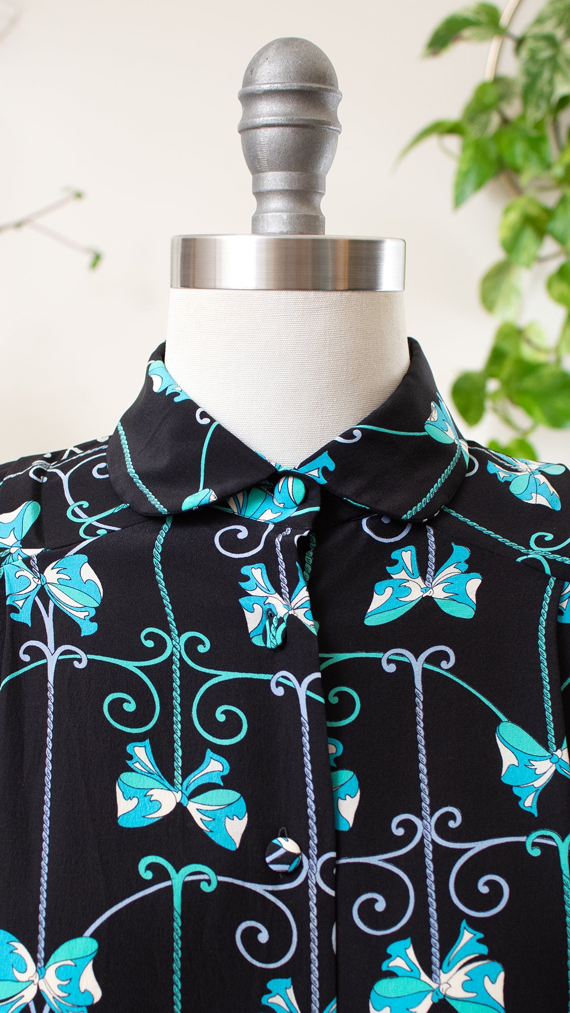 1960s EMILIO PUCCI Silk Blouse | small/medium