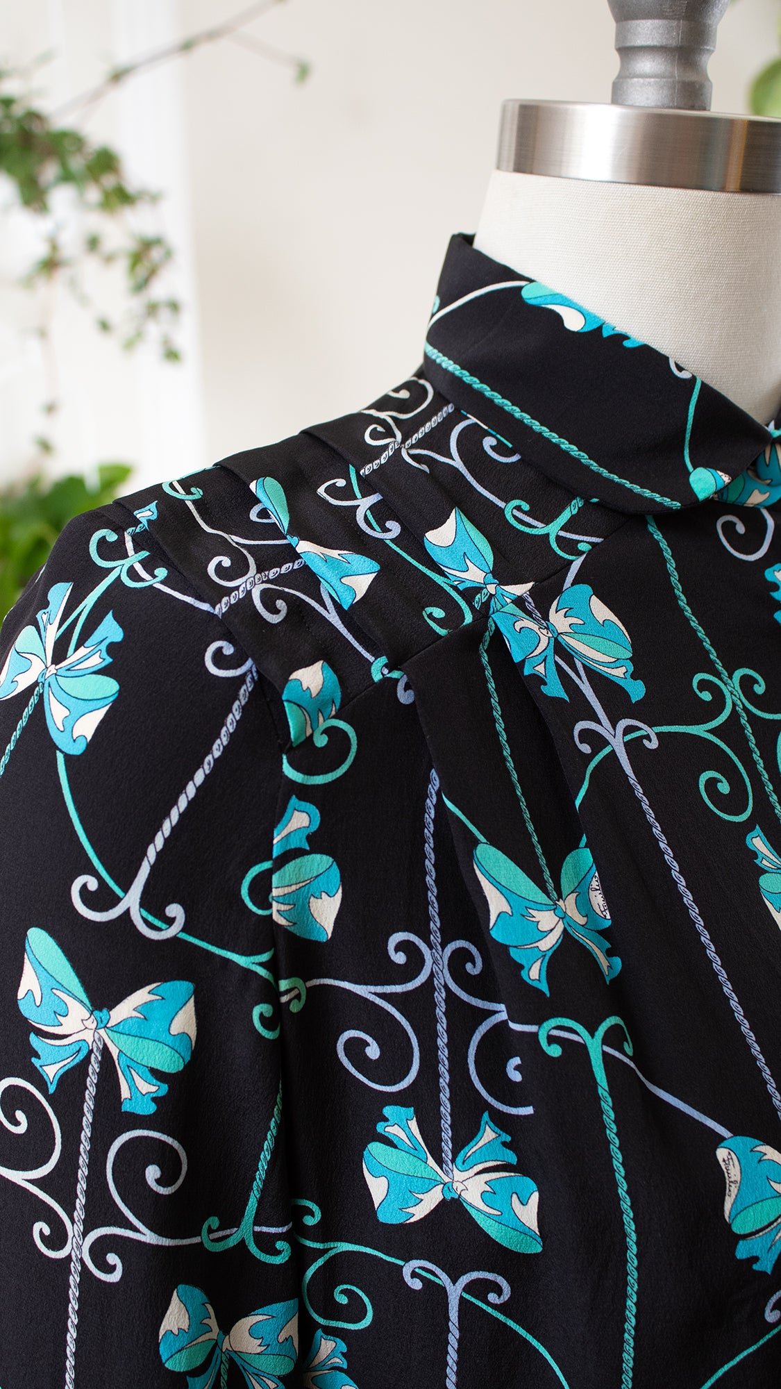 1960s EMILIO PUCCI Silk Blouse | small/medium