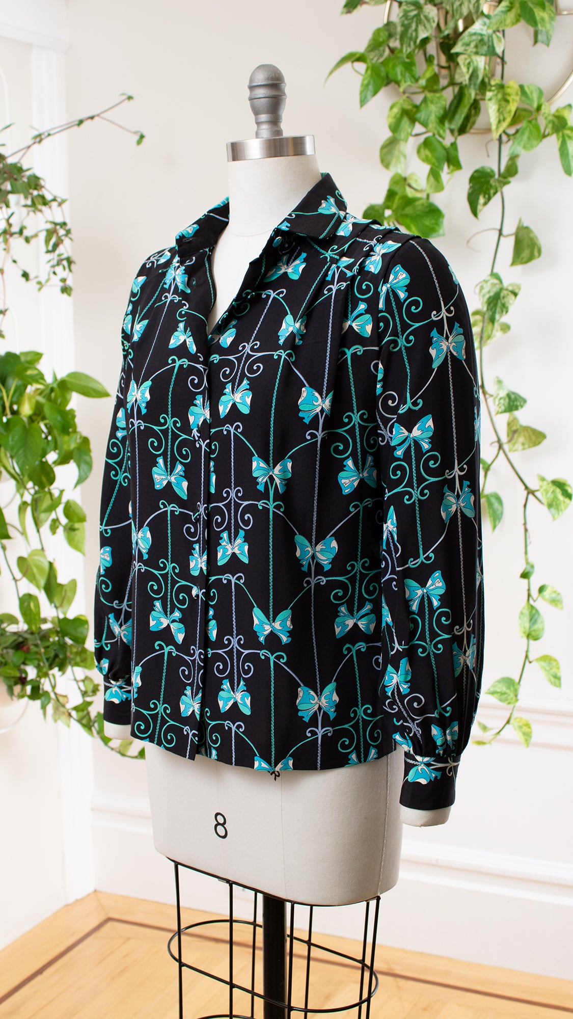 1960s EMILIO PUCCI Silk Blouse | small/medium