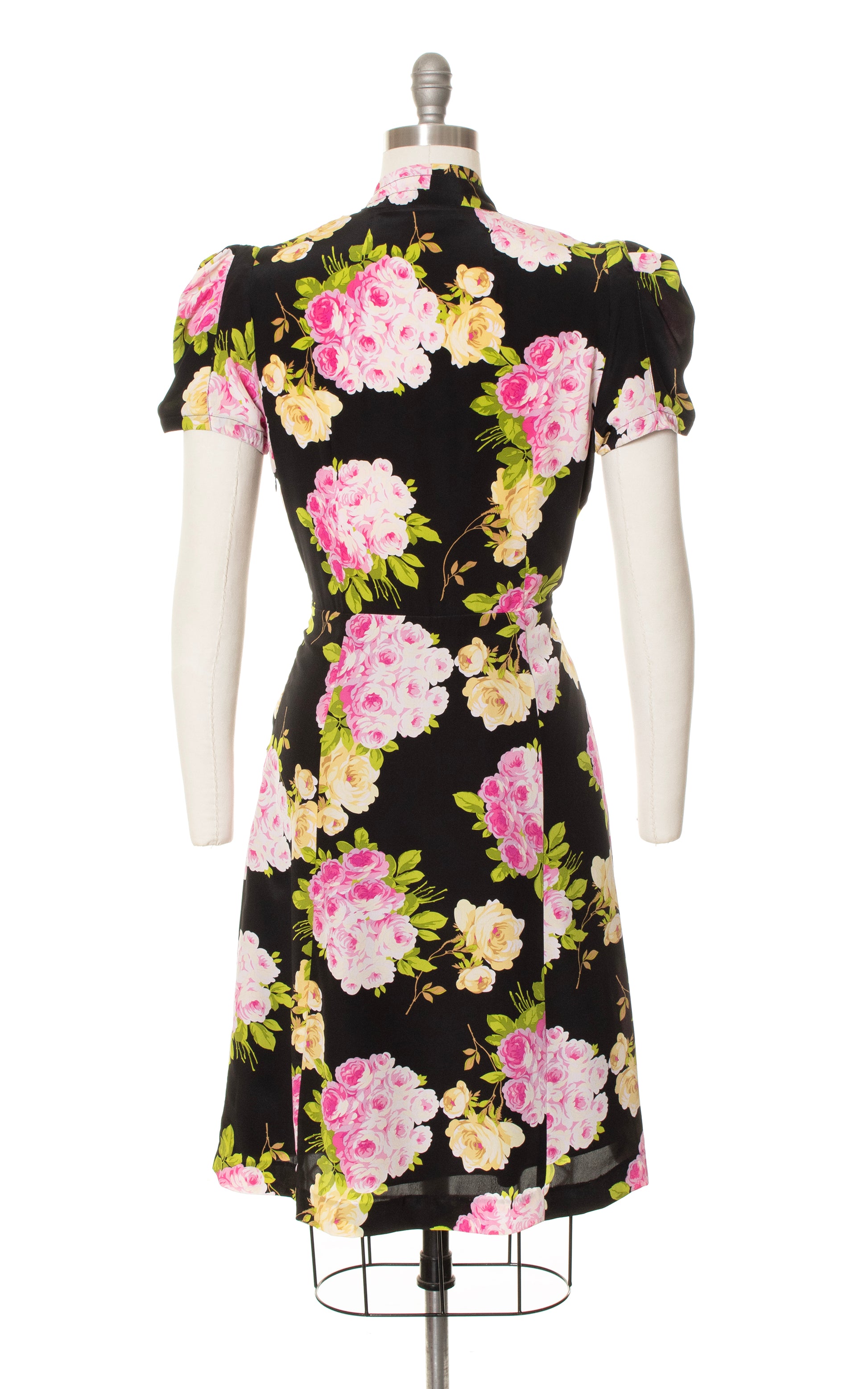 2000s BETSEY JOHNSON Floral Silk Dress 2000s BETSEY JOHNSON Floral Silk Dress