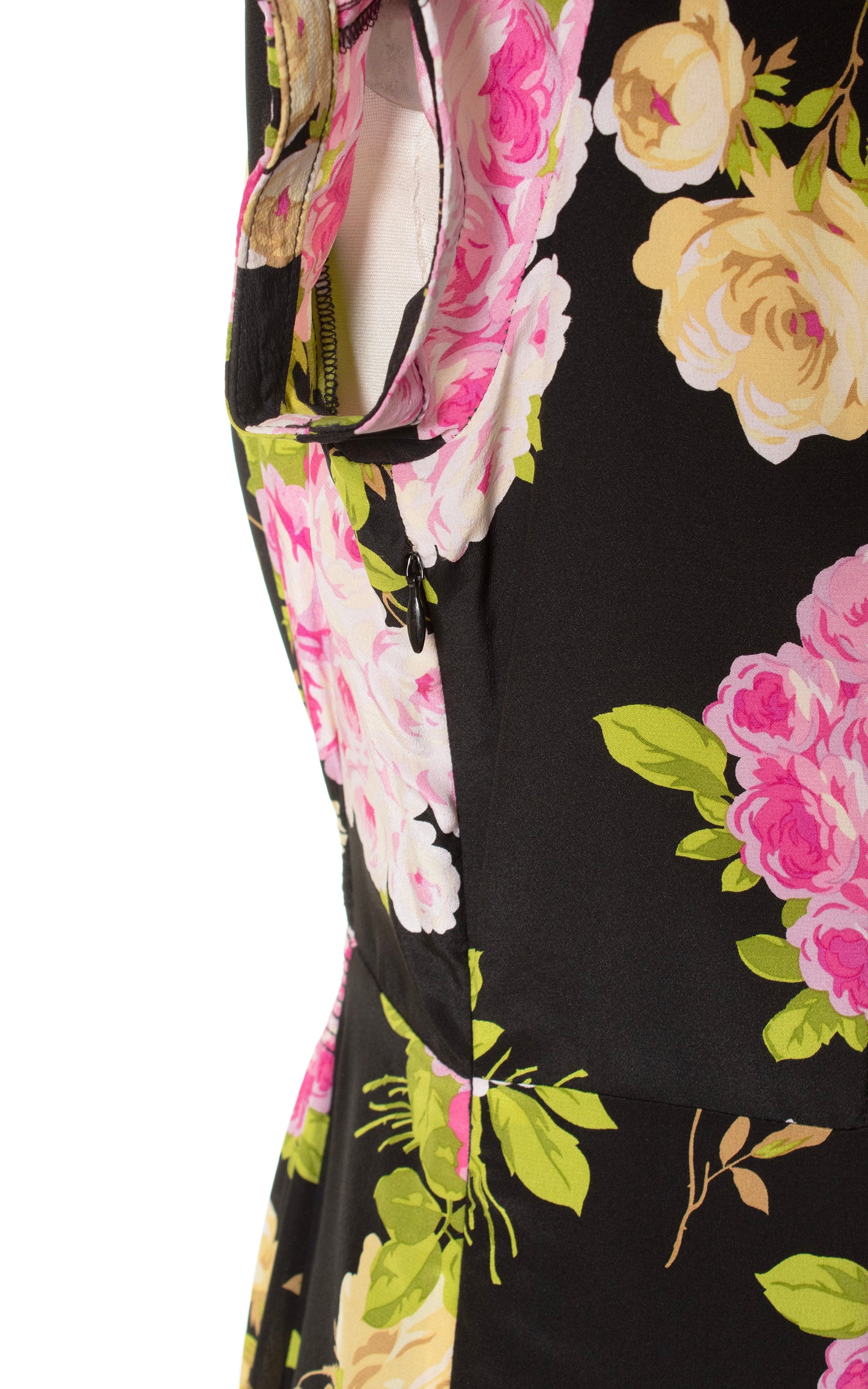 2000s BETSEY JOHNSON Floral Silk Dress | medium
