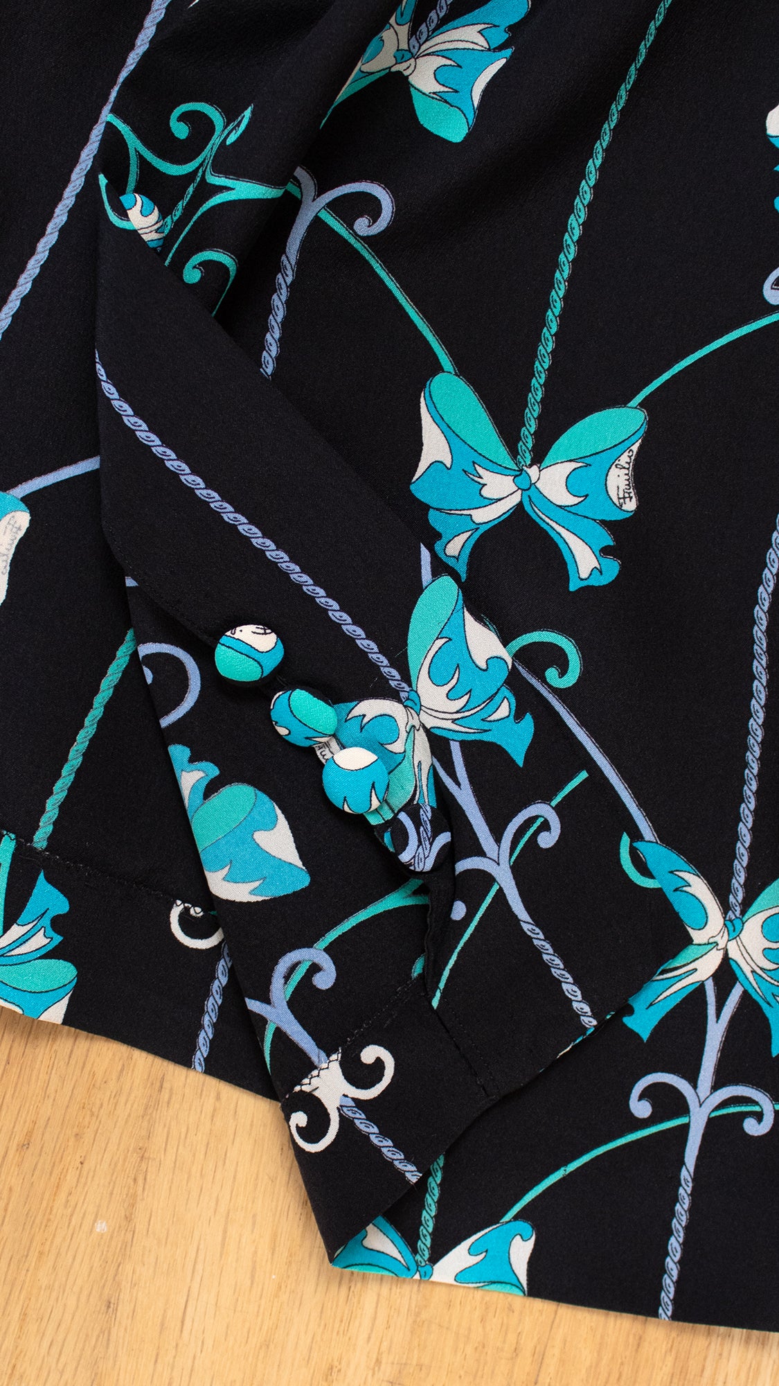 1960s EMILIO PUCCI Silk Blouse | small/medium