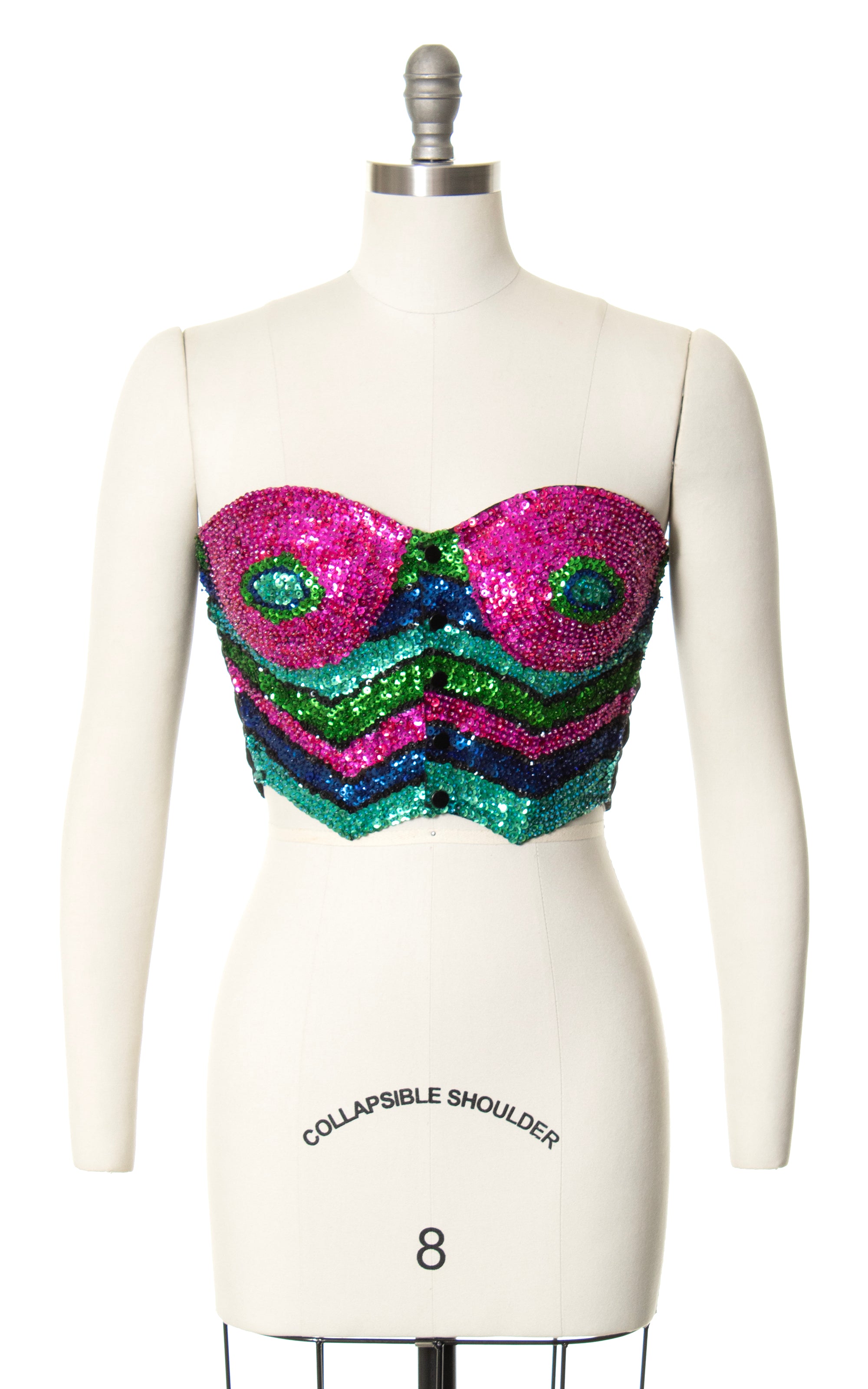 売れ筋ランキングも Multi 【美品】※値下げ※ Way Bustier Sequin