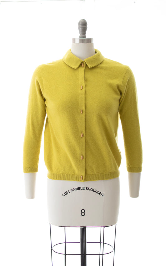 NEW ARRIVAL || 1950s BALLANTYNE Knit Cashmere Cardigan | medium/large