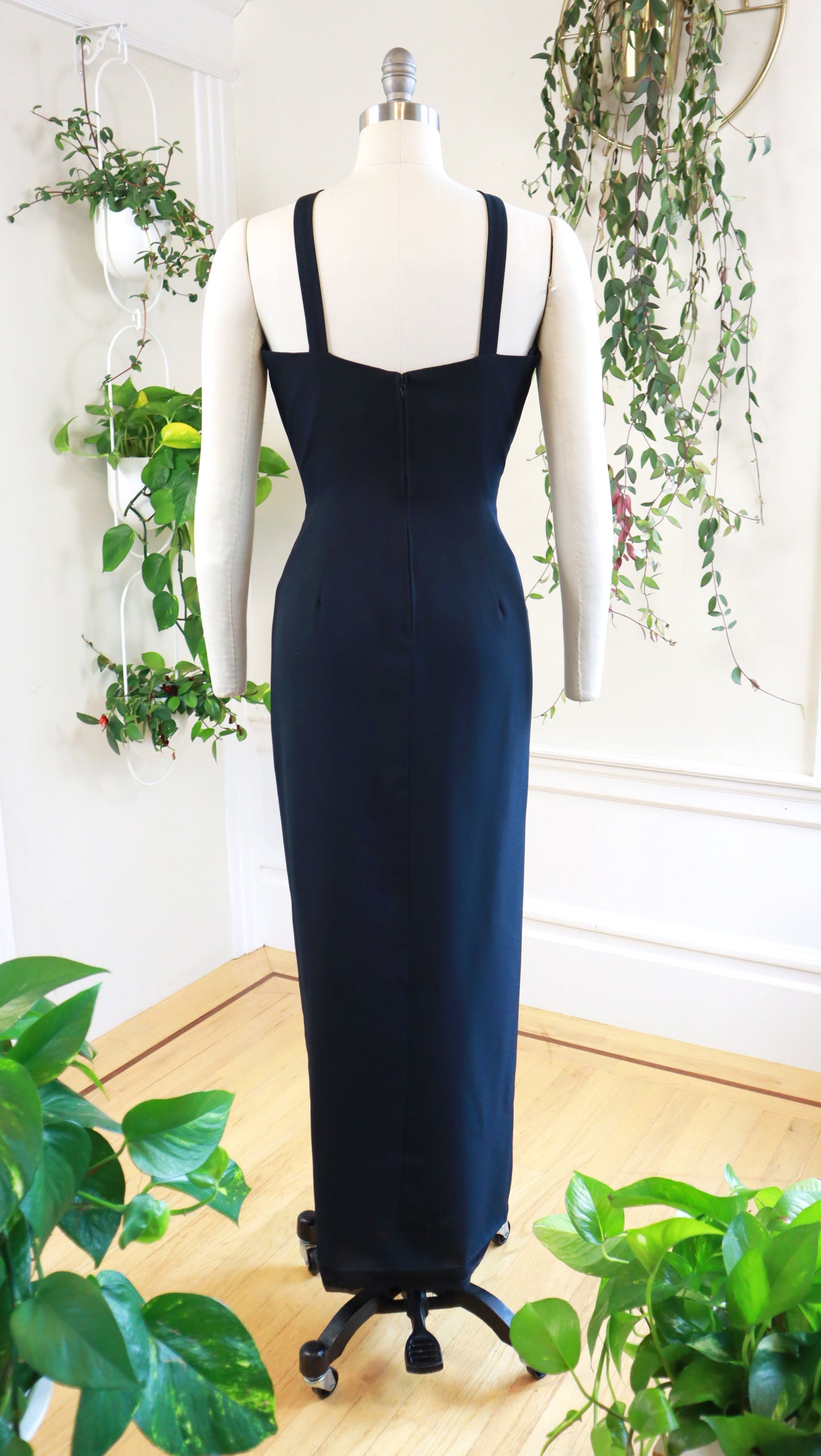 1990s "Indecent Proposal" Thierry Mugler Inspired Maxi Dress | small/medium