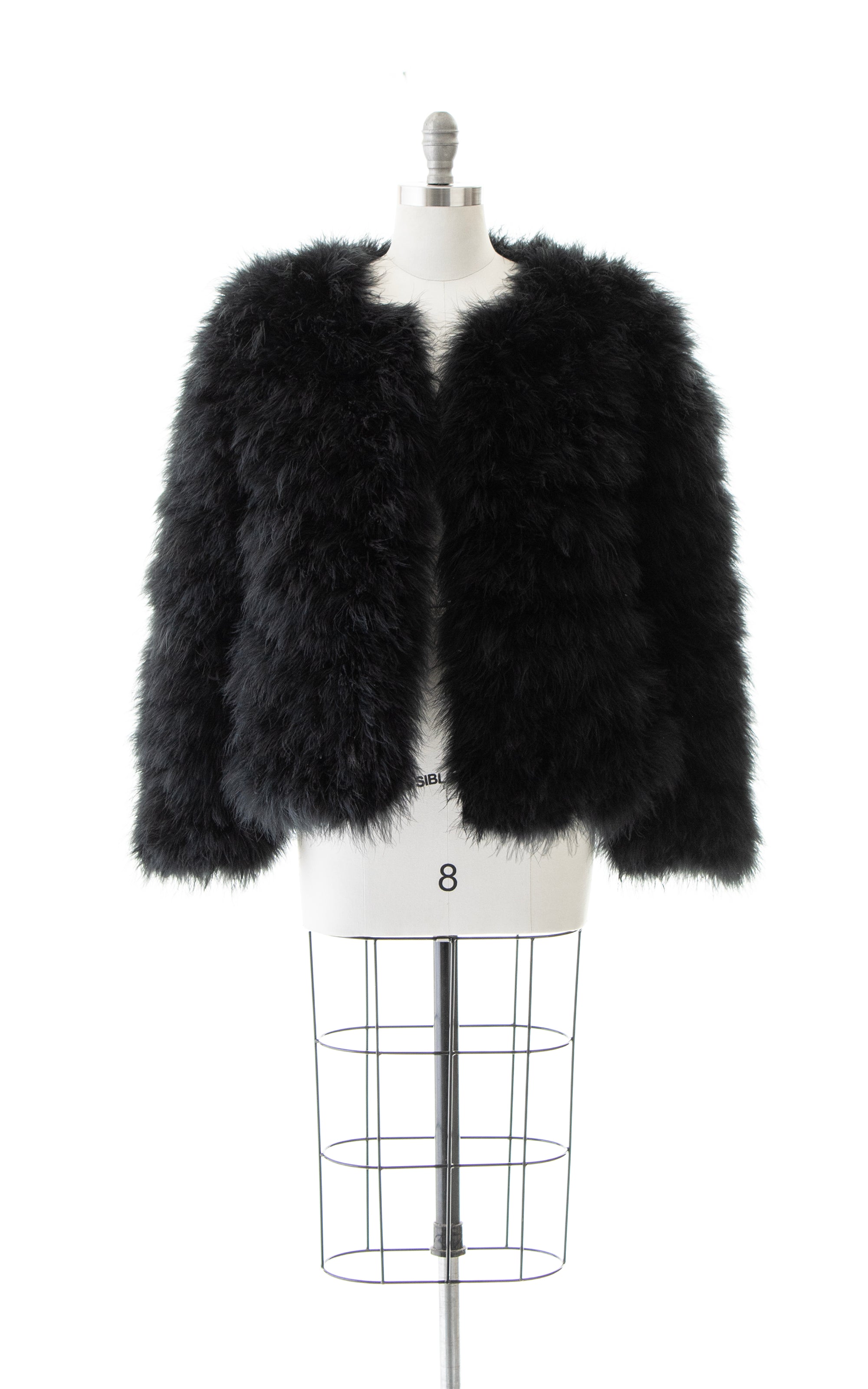 Bcbg ostrich feather jacket hotsell