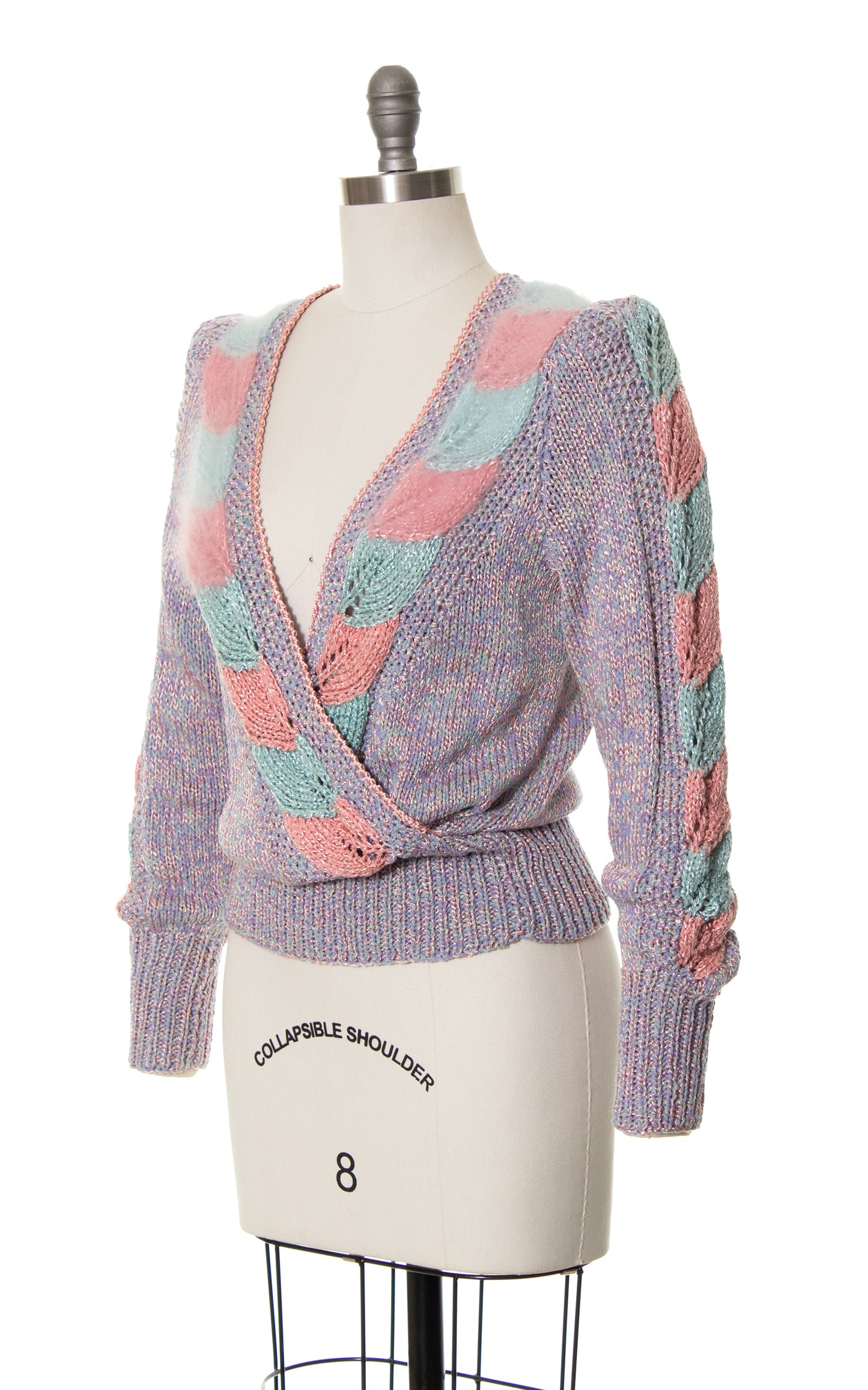 1980s Pastel Knit Sweater | small/medium