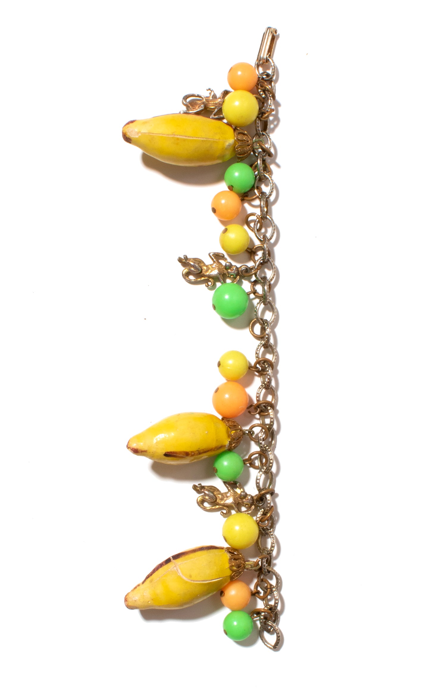 1960s Monkey Bananas Charm Bracelet