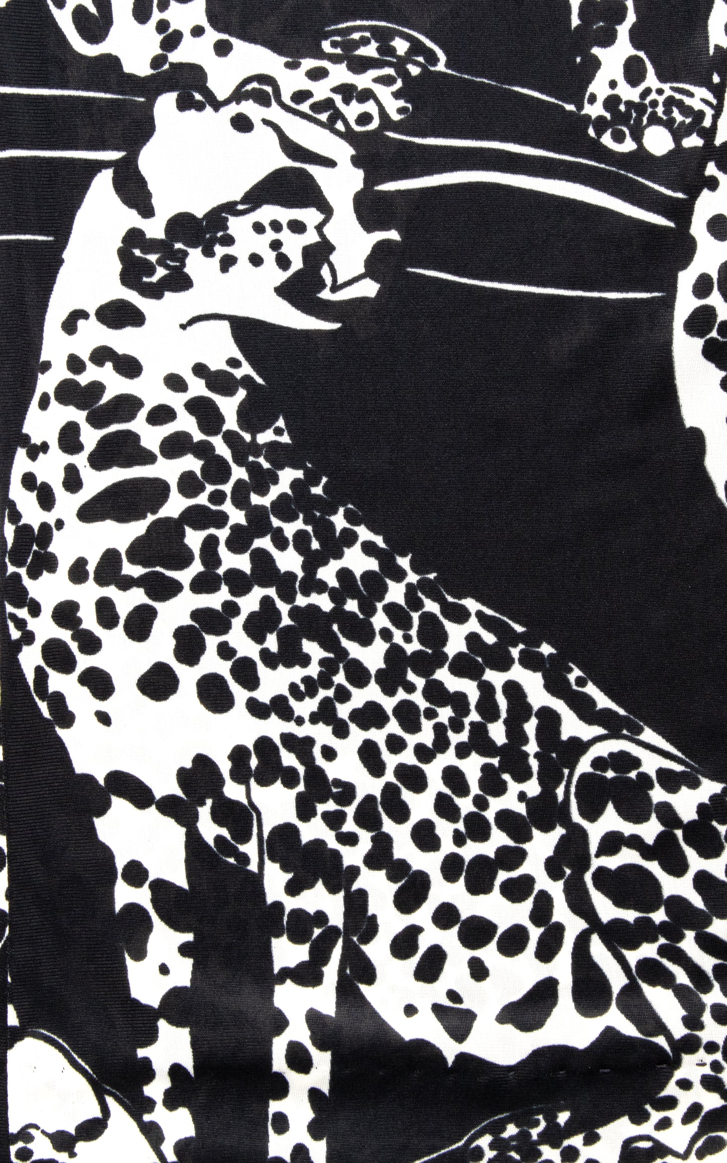 1970s Cheetah Novelty Print Bell Bottoms | x-small