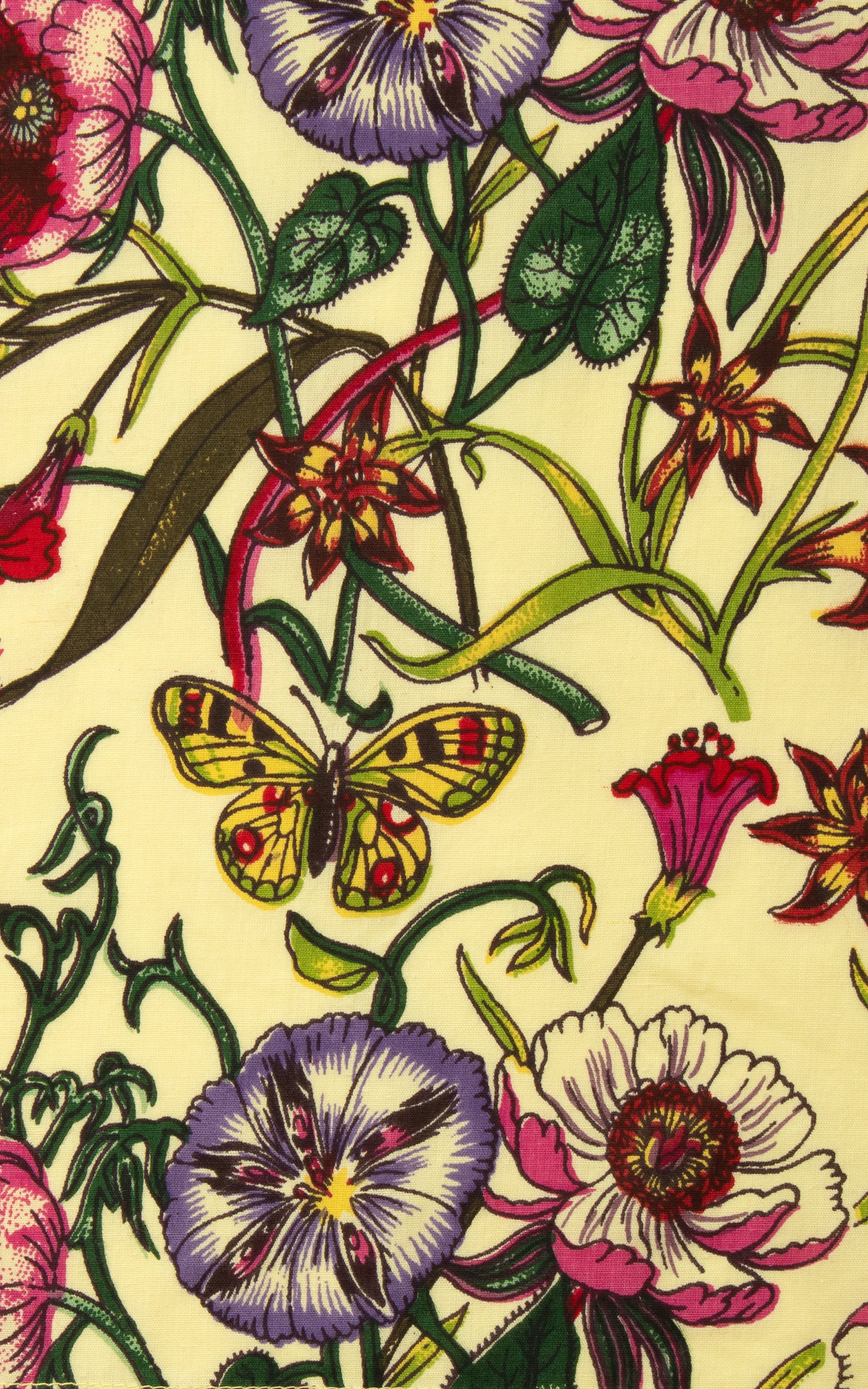 1980s/1990s Floral Butterfly Novelty Print Skirt | small/medium