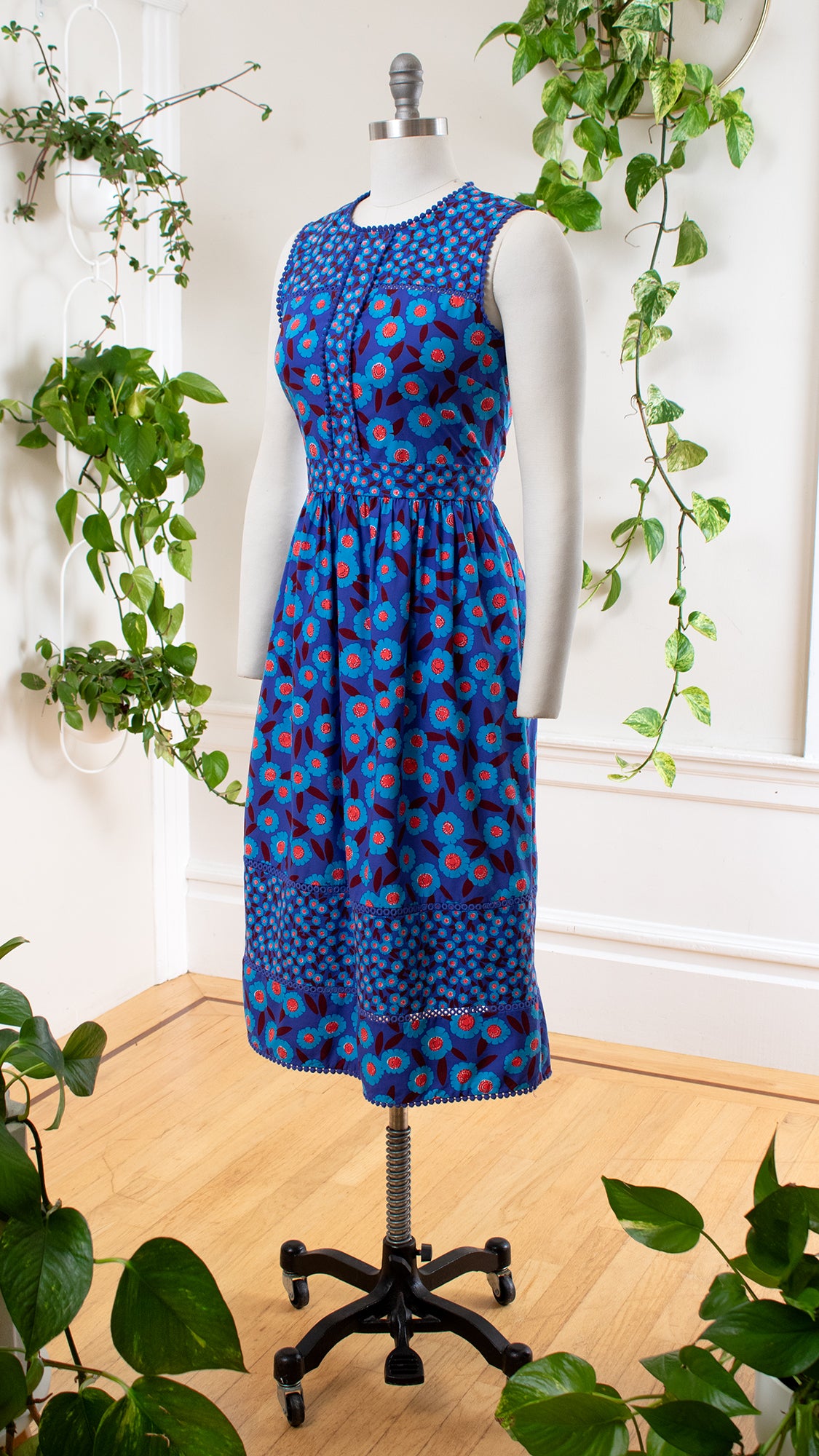 Modern KATE SPADE Blue Floral Sundress | medium