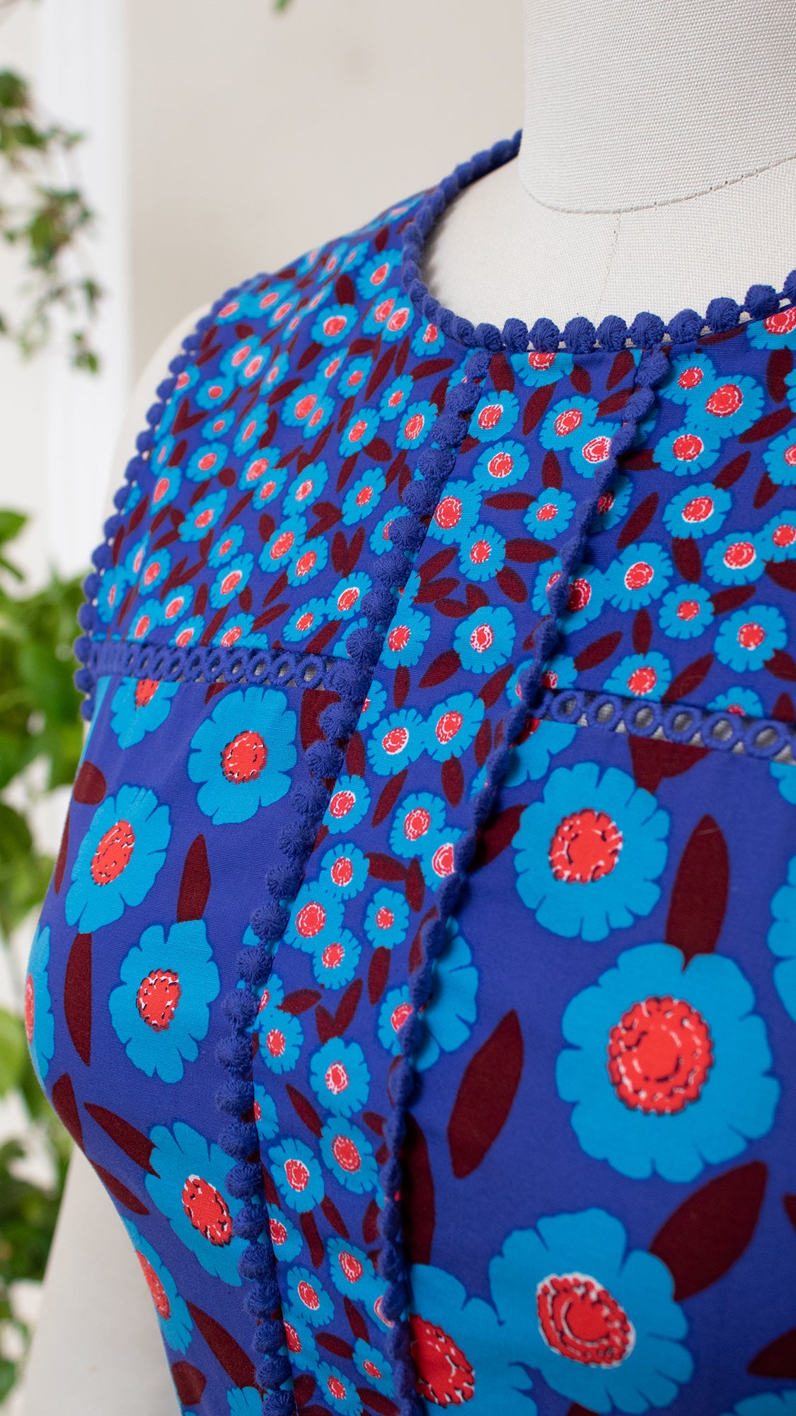 Modern KATE SPADE Blue Floral Sundress | medium