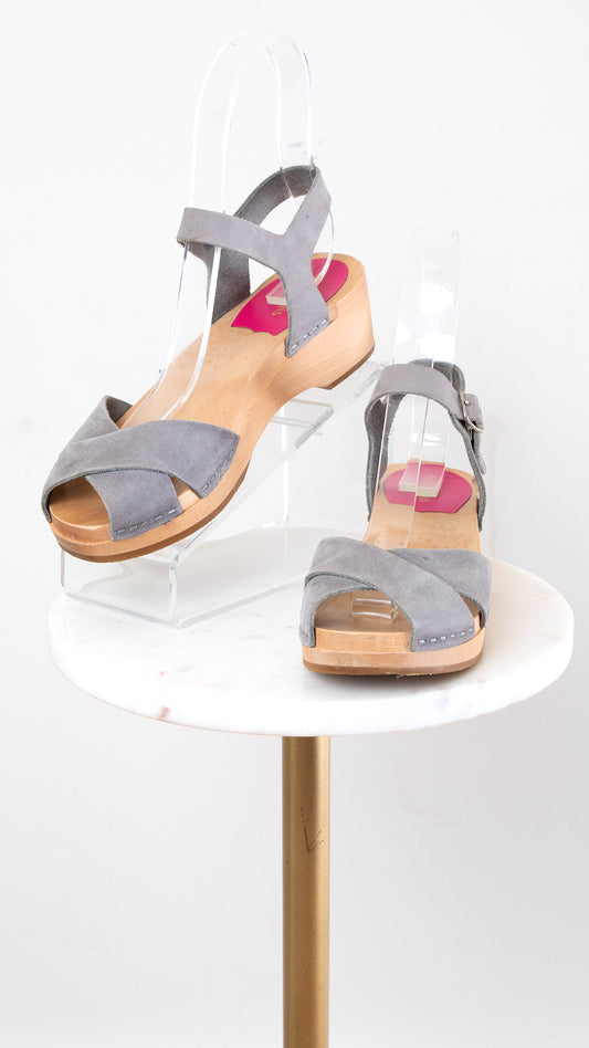 Modern SWEEDISH HASBEENS Leather Clog Sandals | size US 6.5