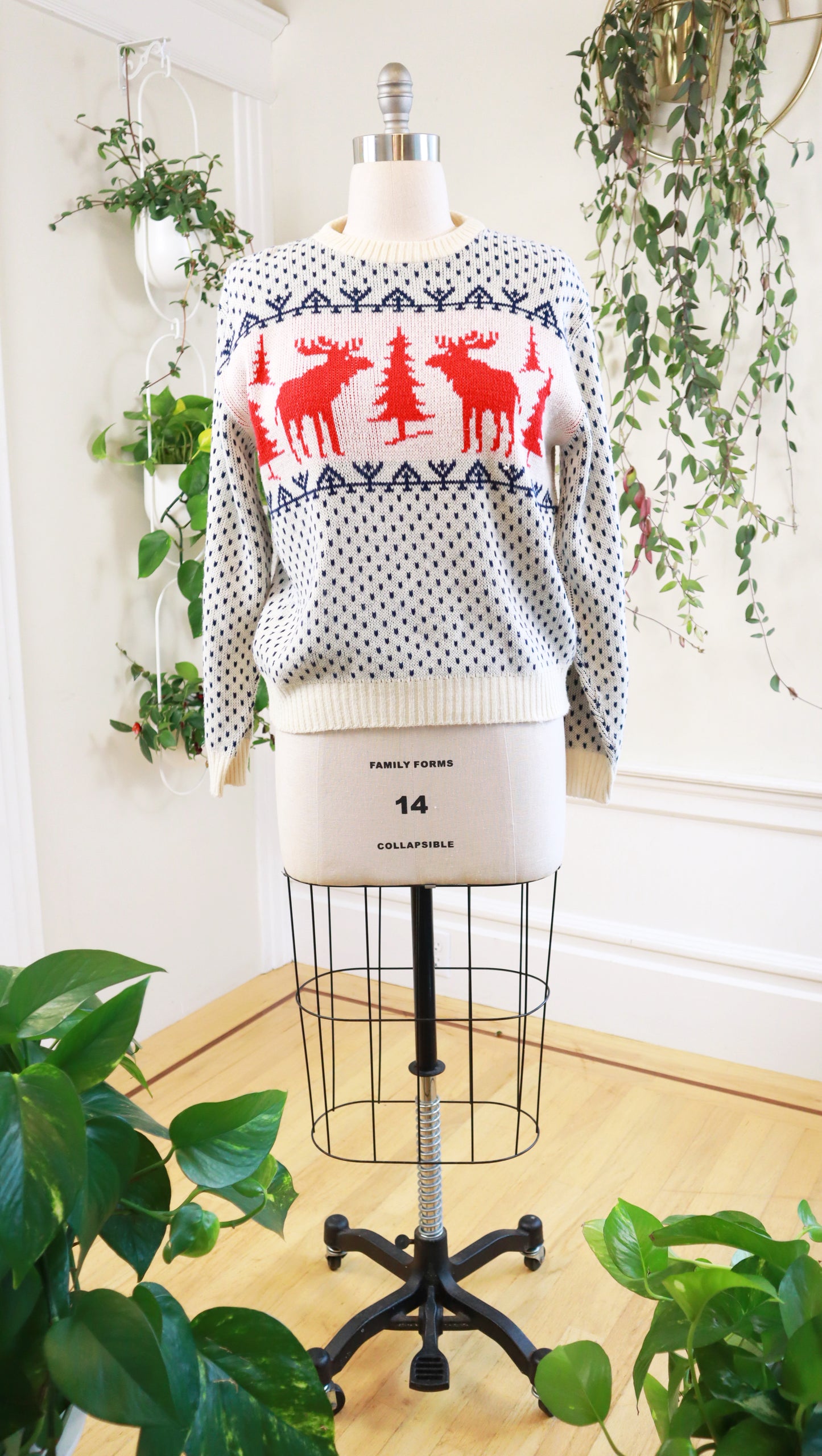 1970s Winter Novelty Sweater | x-large