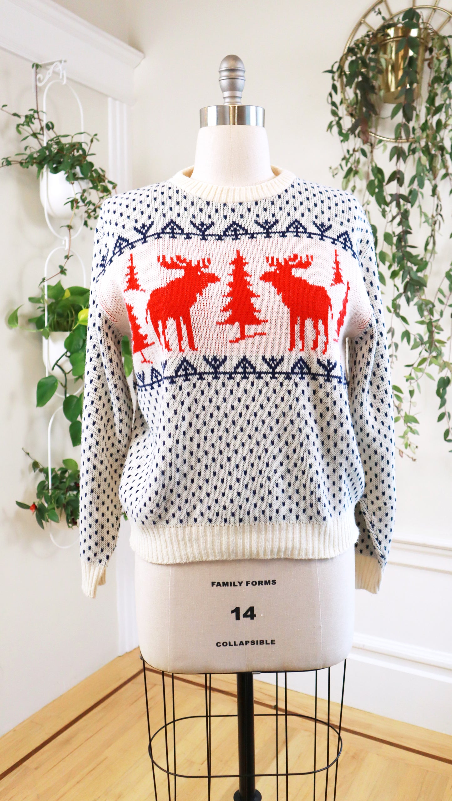 1970s Winter Novelty Sweater | x-large