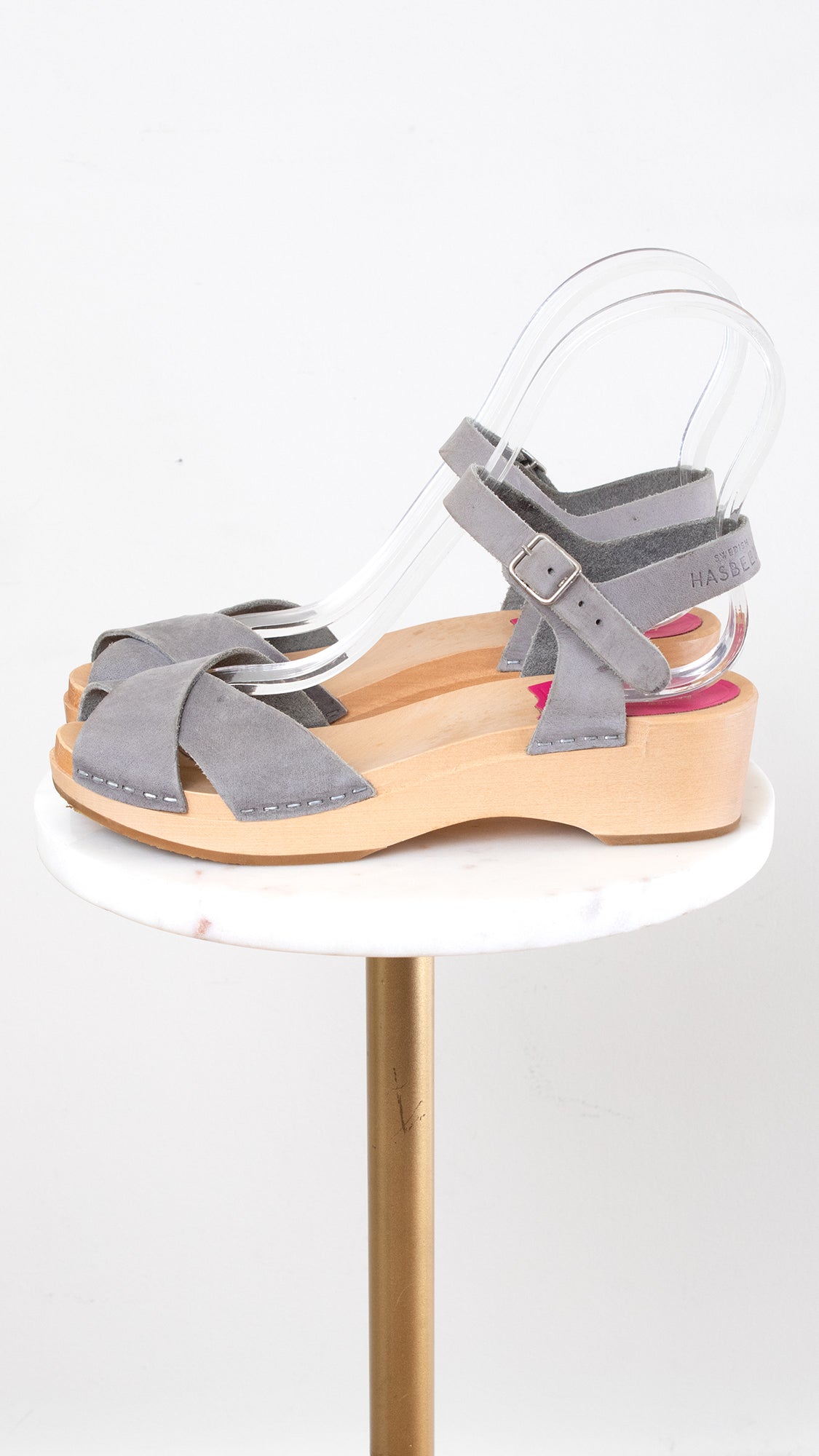 Modern SWEEDISH HASBEENS Leather Clog Sandals | size US 6.5