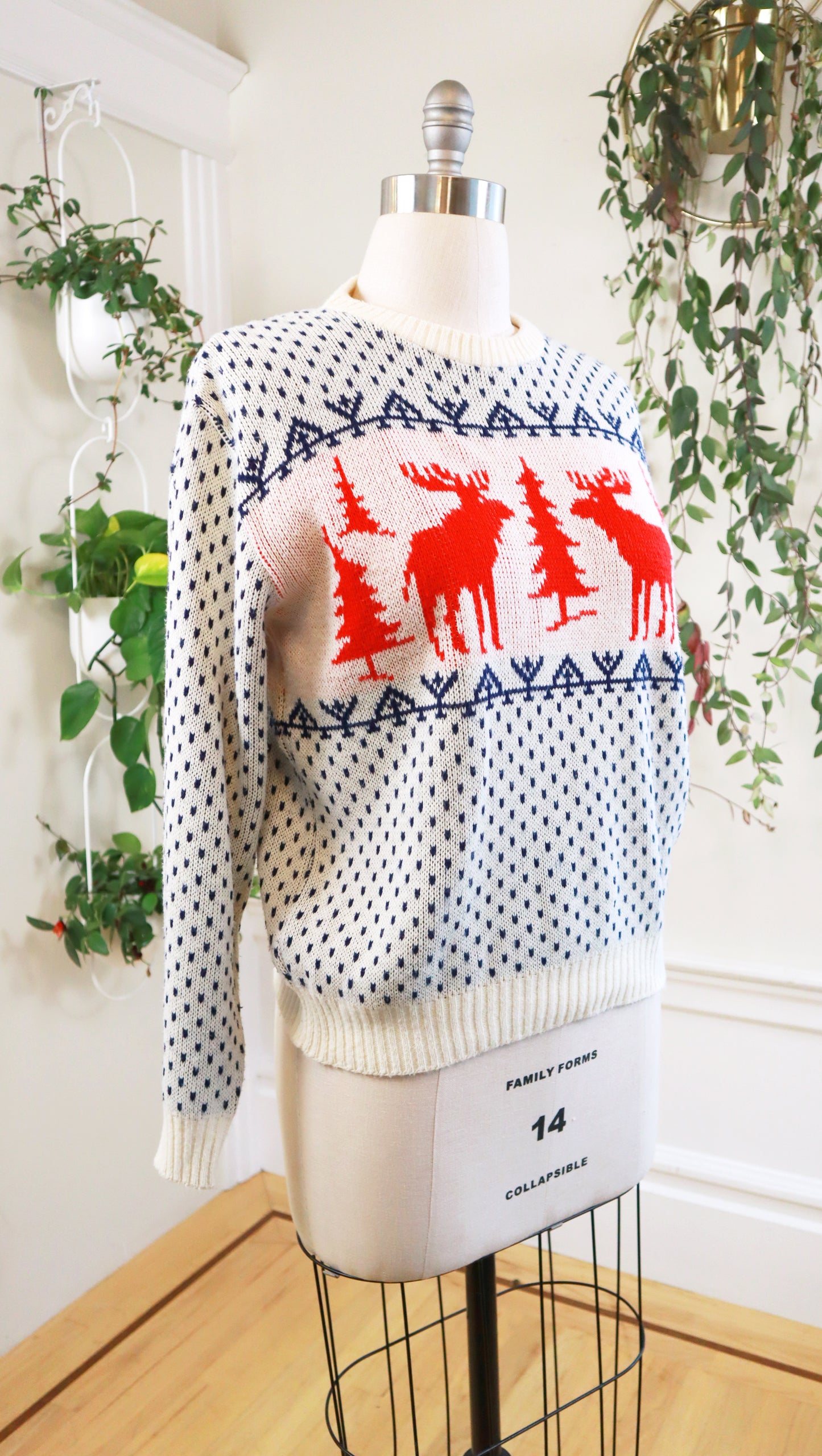 1970s Winter Novelty Sweater | x-large