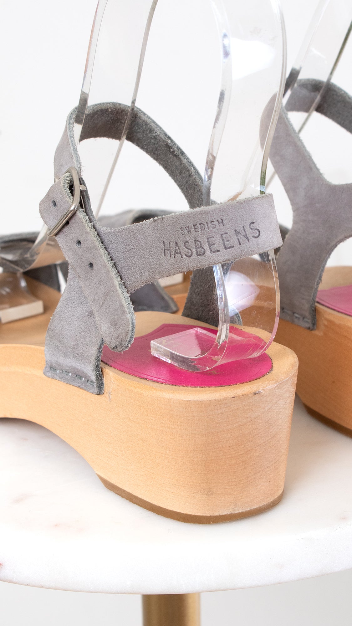 Modern SWEEDISH HASBEENS Leather Clog Sandals | size US 6.5