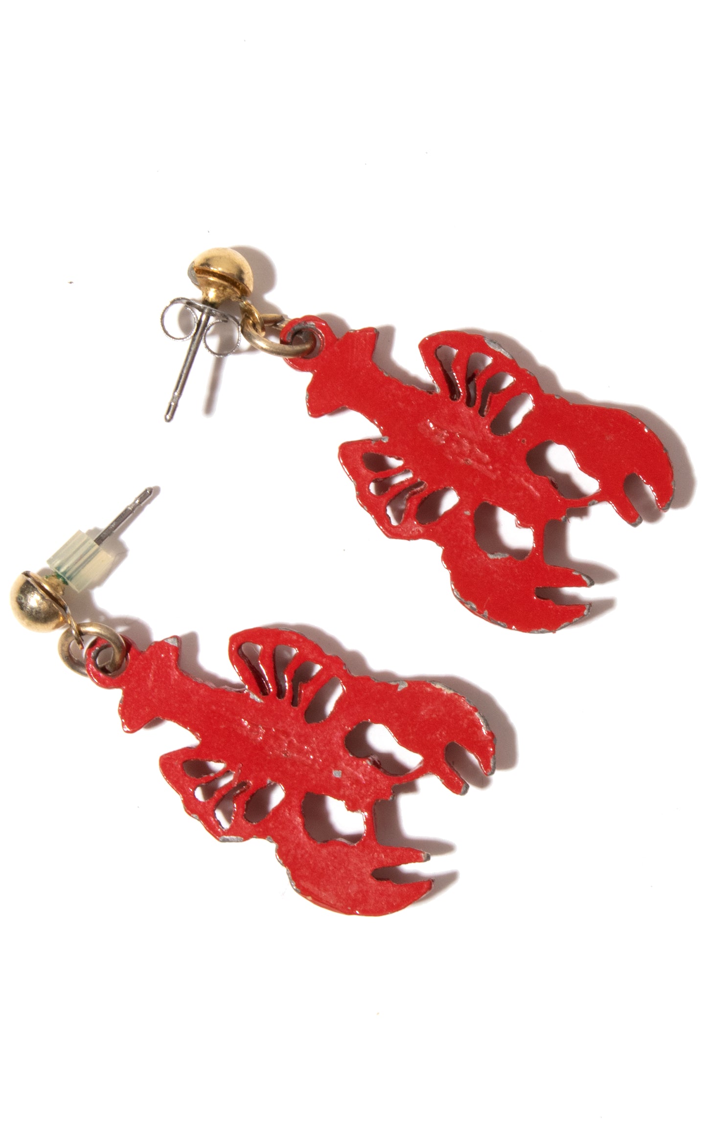 1980s Lobster Earrings