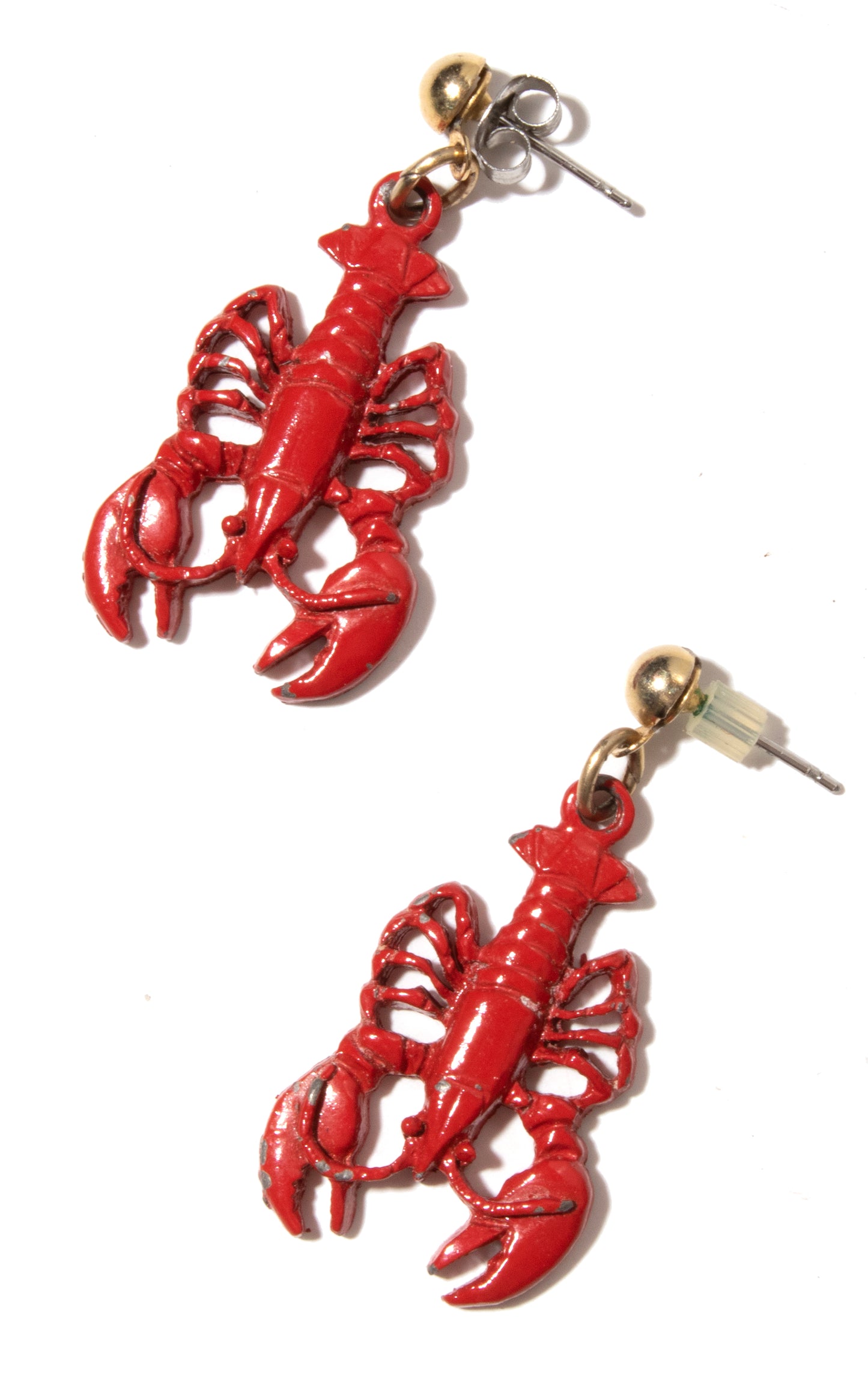 1980s Lobster Earrings
