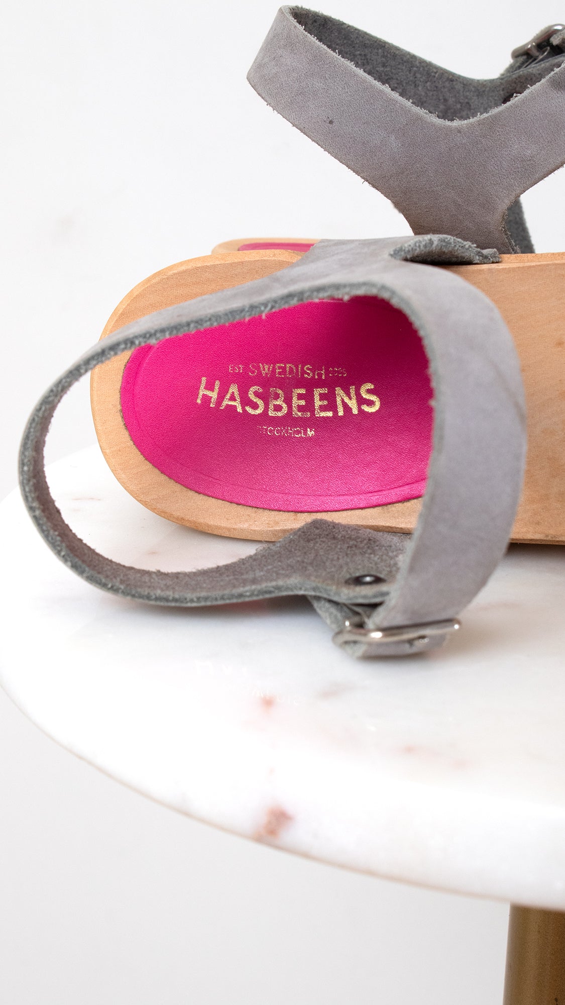 Modern SWEEDISH HASBEENS Leather Clog Sandals | size US 6.5