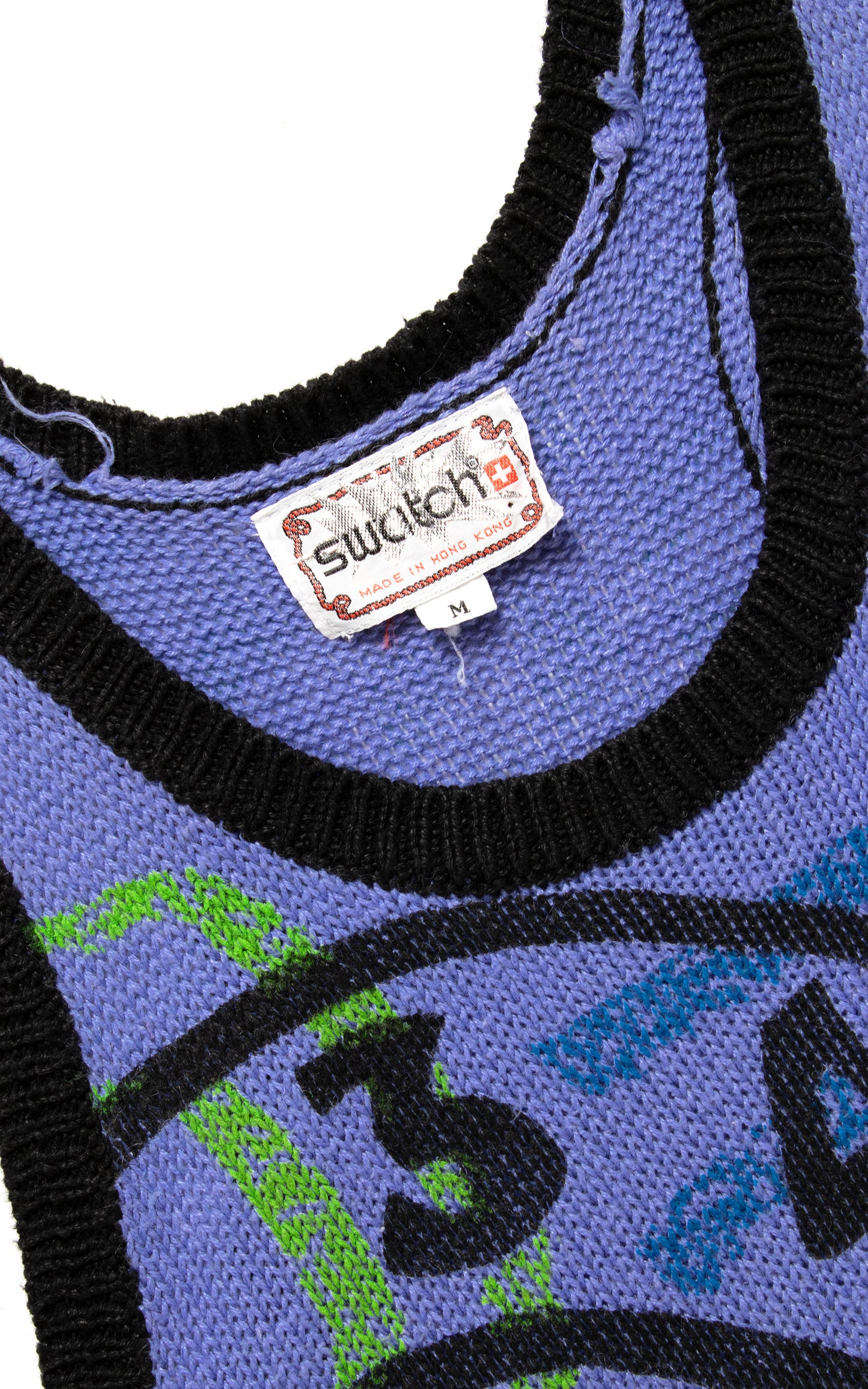 1980s SWATCH Novelty Sweater Dress | small/medium