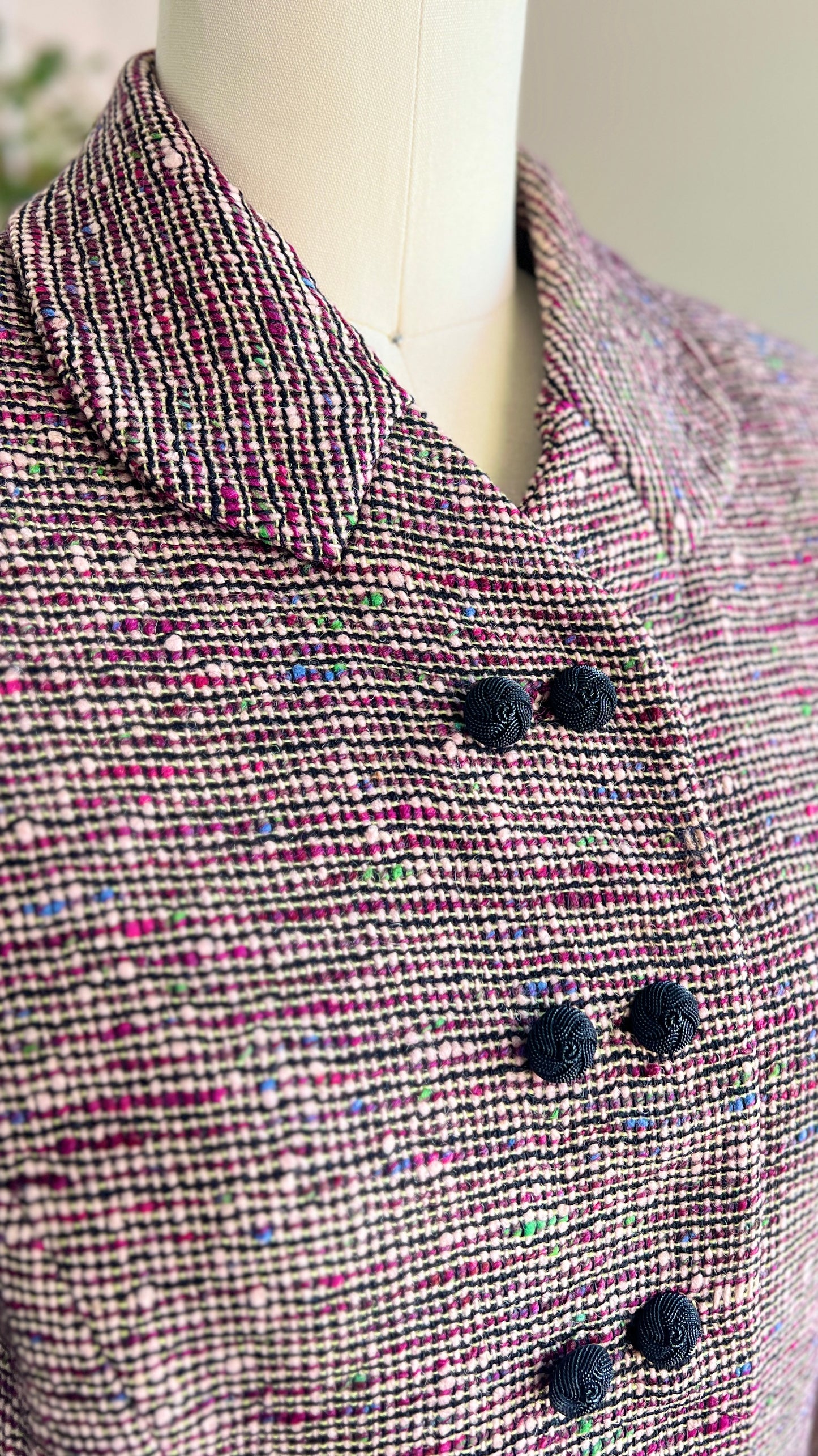 1940s 1950s Flecked Wool Blazer | small