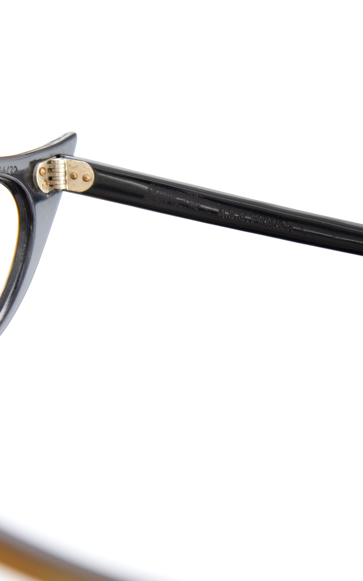 1950s Gold Cat Eye Glasses Frames