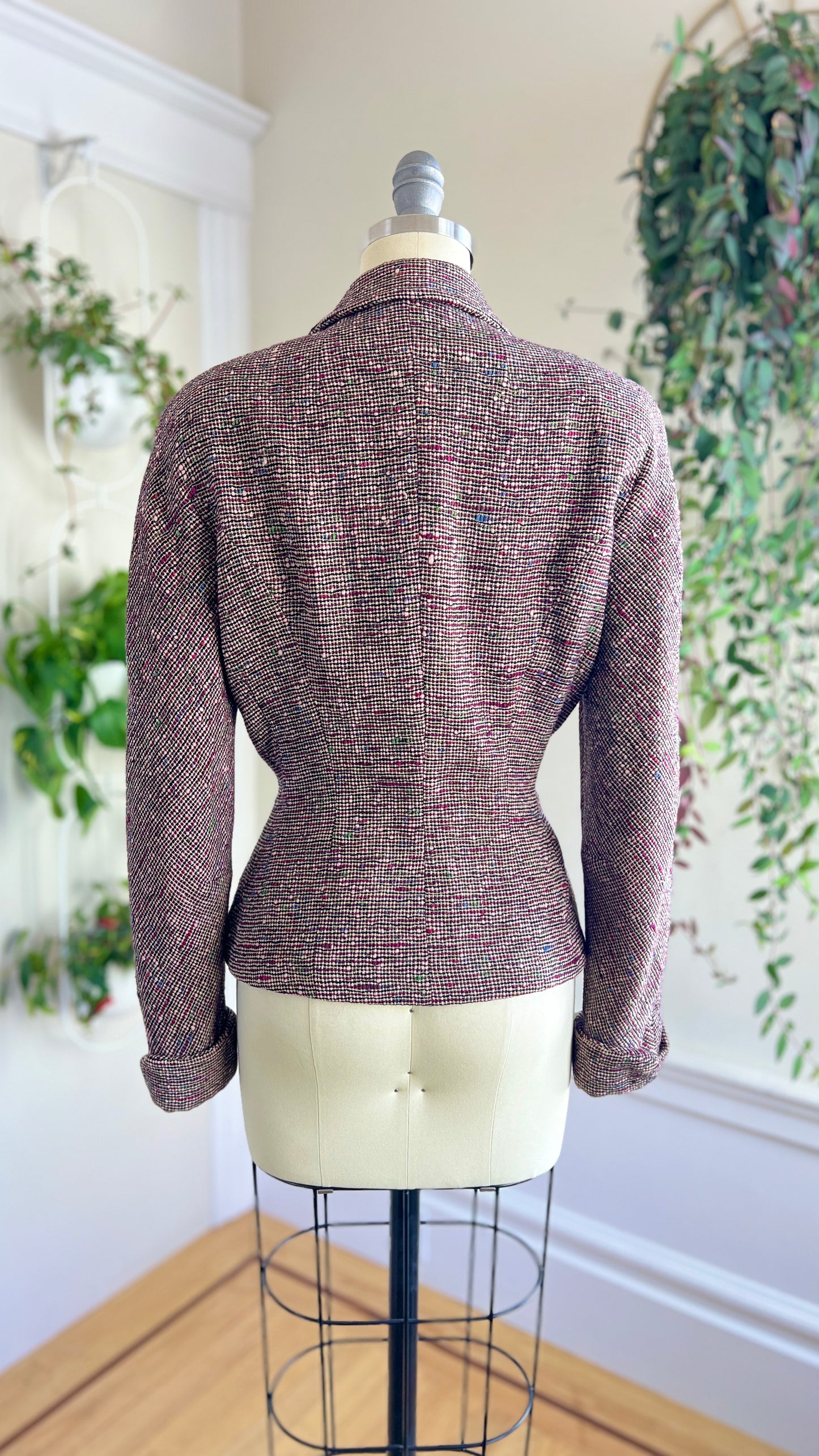 1940s 1950s Flecked Wool Blazer | small