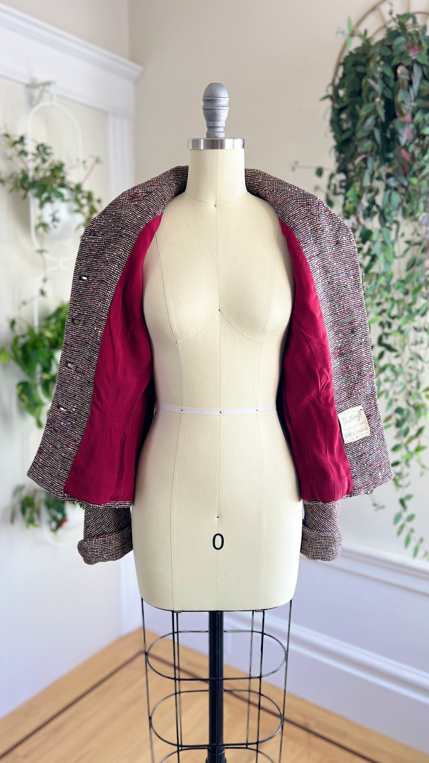 1940s 1950s Flecked Wool Blazer | small