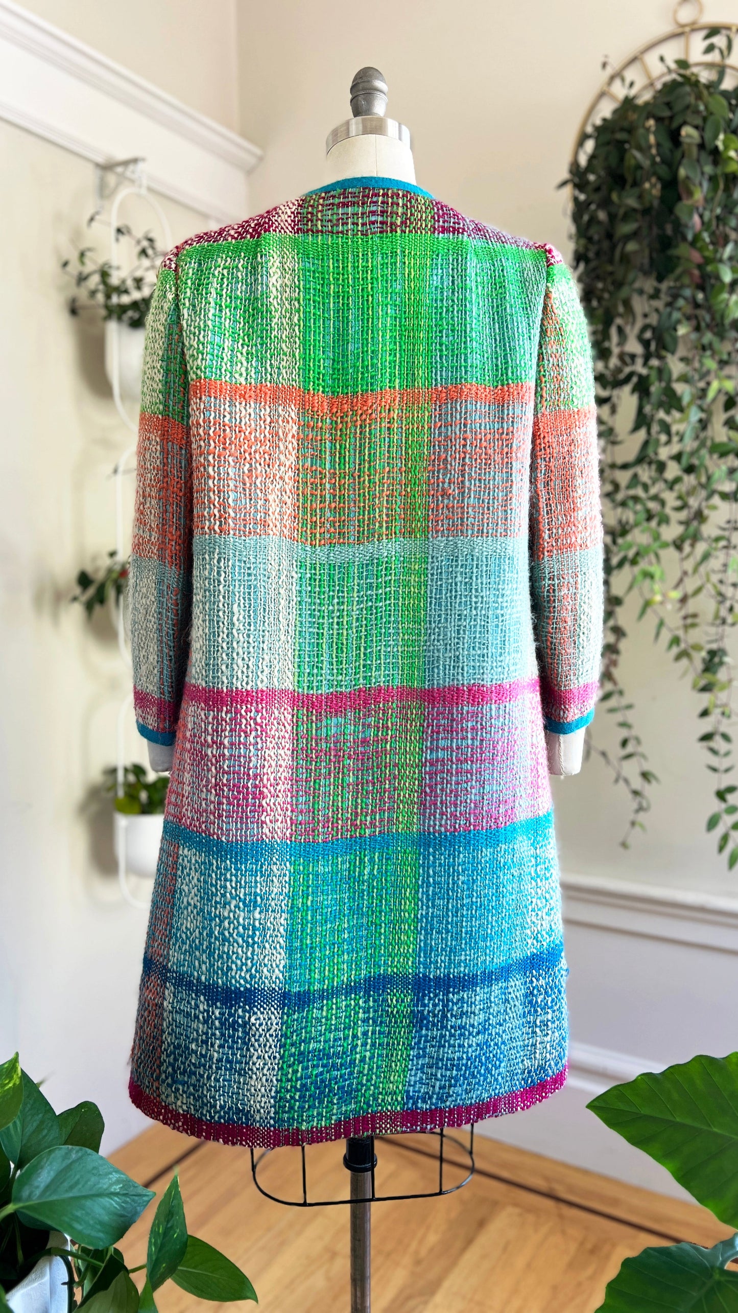 1960s VERA MAXWELL Woven Coat | medium/large